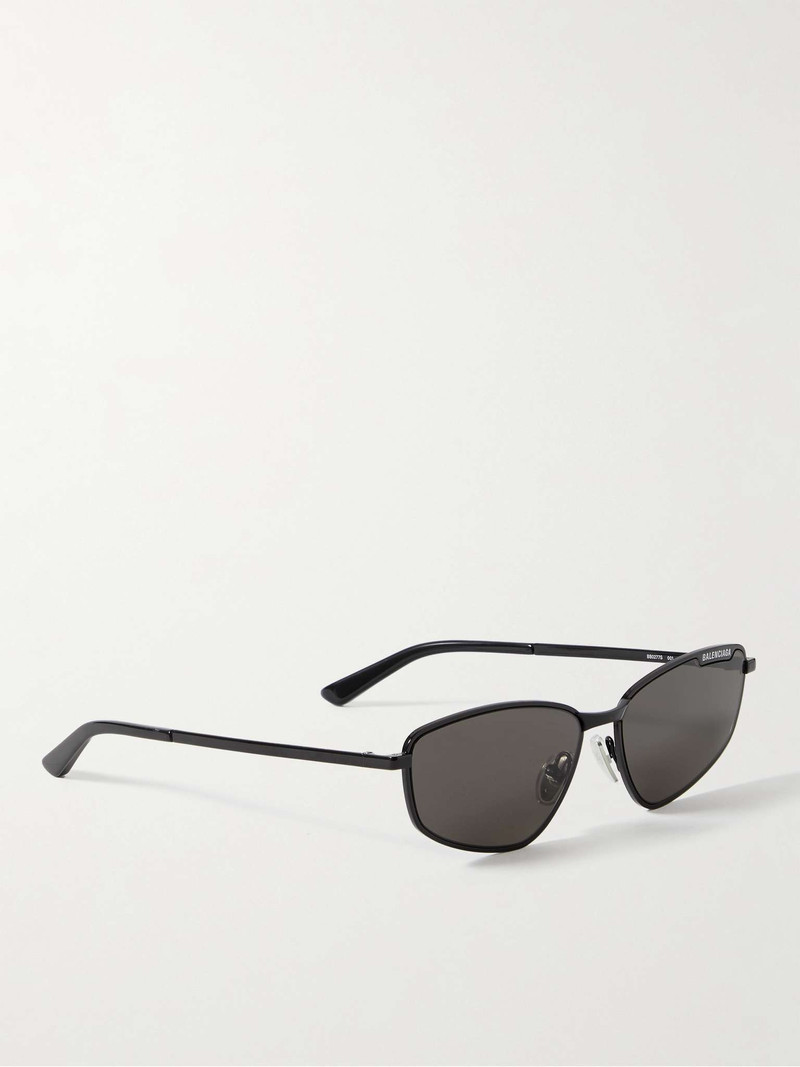 Cat-Eye Silver-Tone Sunglasses 3