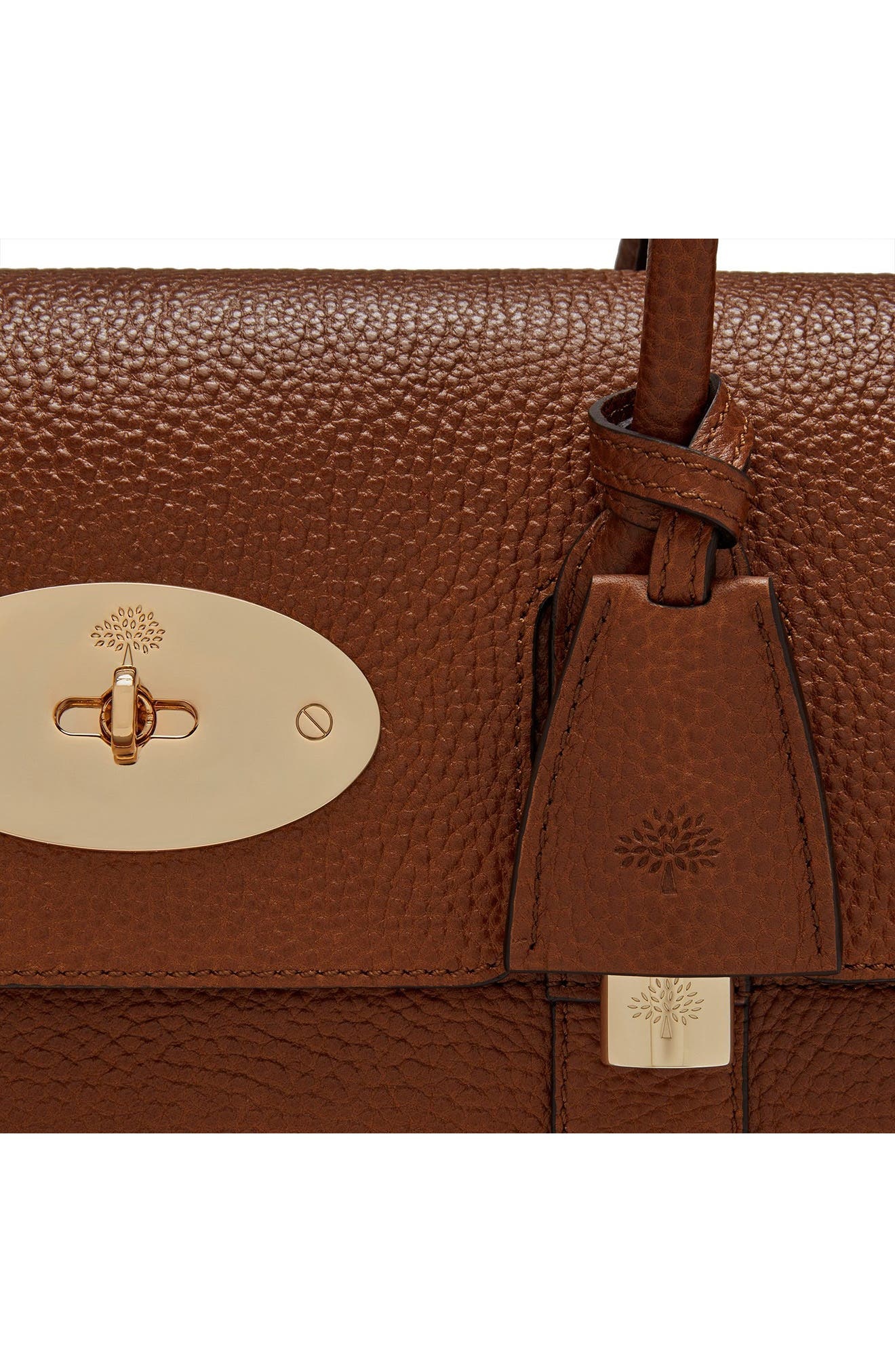 Bayswater Grained Leather Satchel - 7