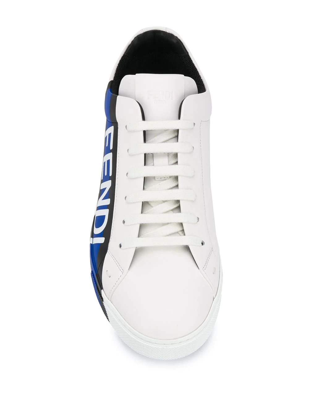 low-top logo print sneakers - 4