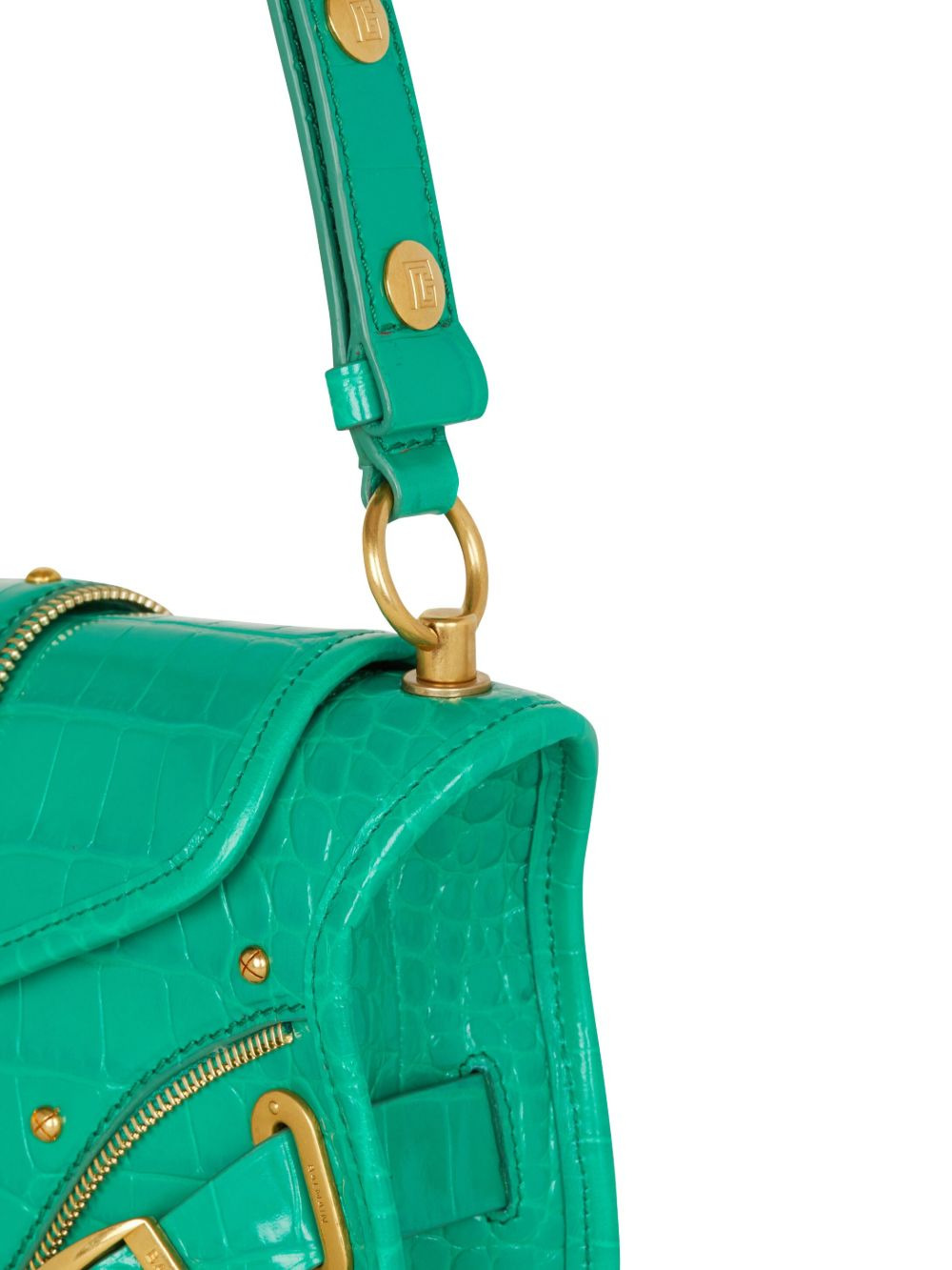 Blaze crocodile-effect shoulder bag - 4