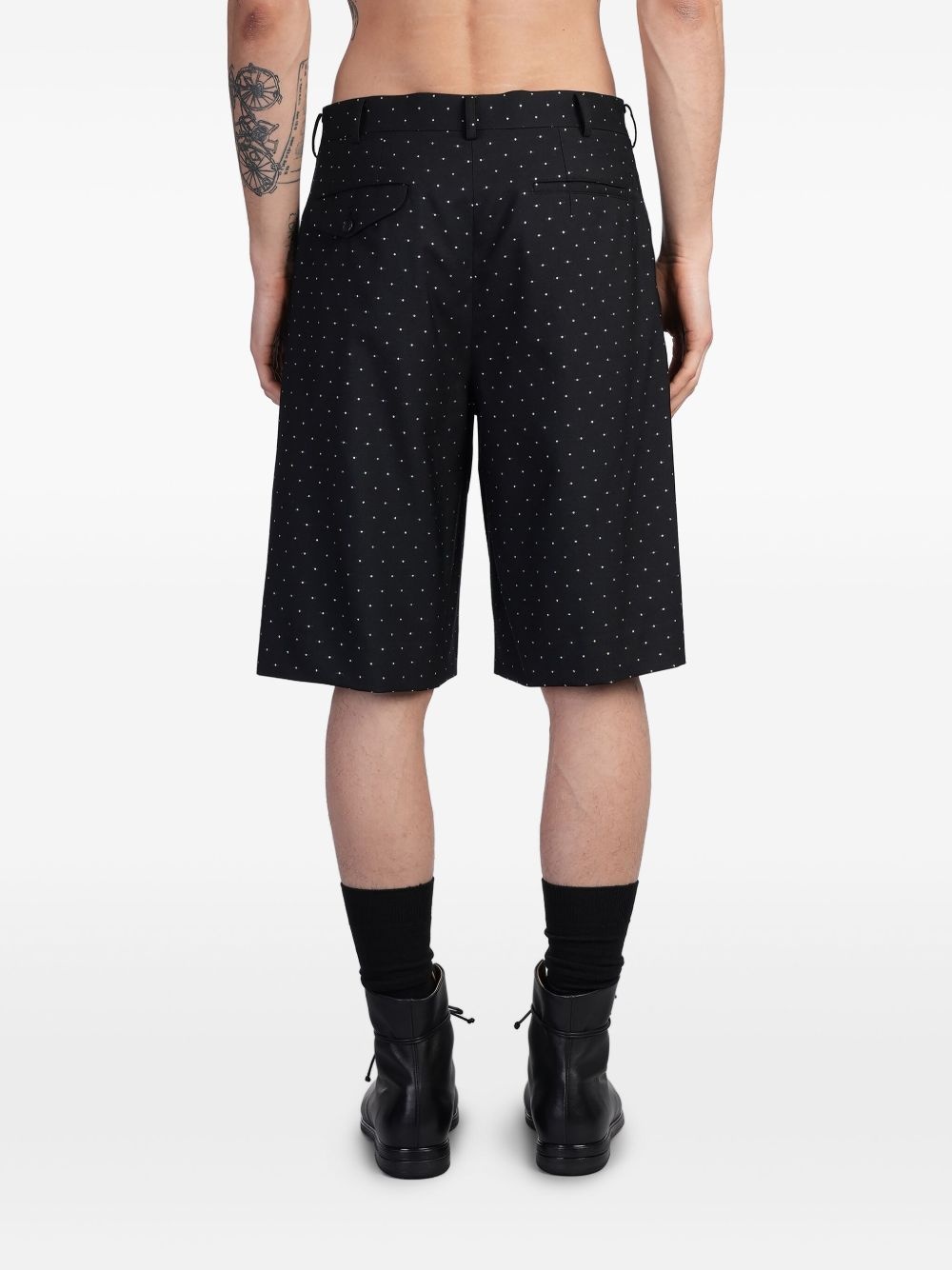 polka-dot print shorts - 4
