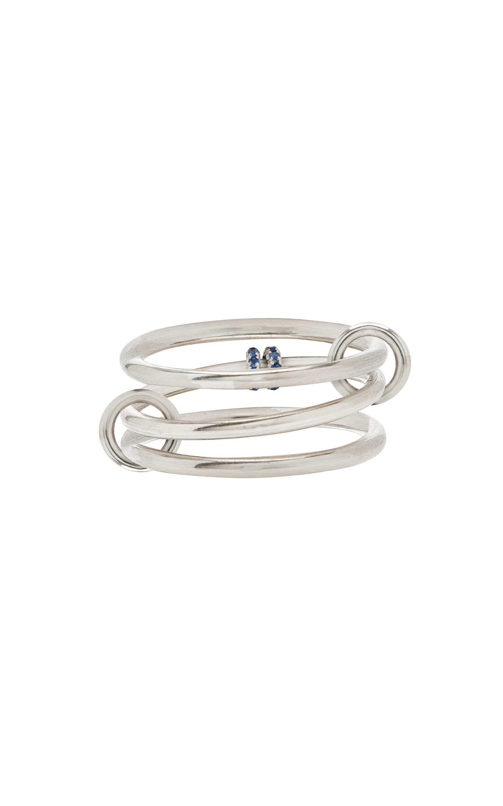 Exclusive Riviera Acacia Bleu Sterling Silver Sapphire Ring blue - 6