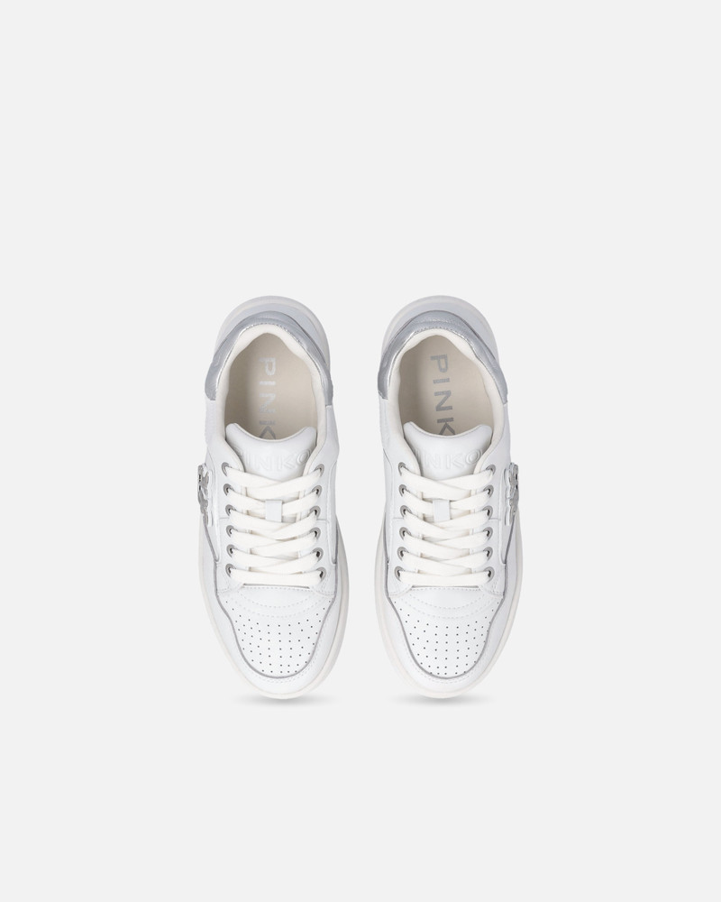 LEATHER SNEAKERS WITH LOVE BIRDS LOGO 9
