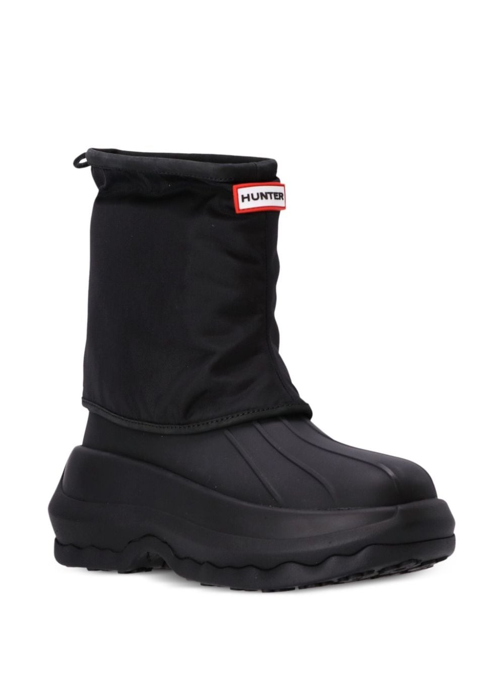 x Hunter logo-patch boots - 2
