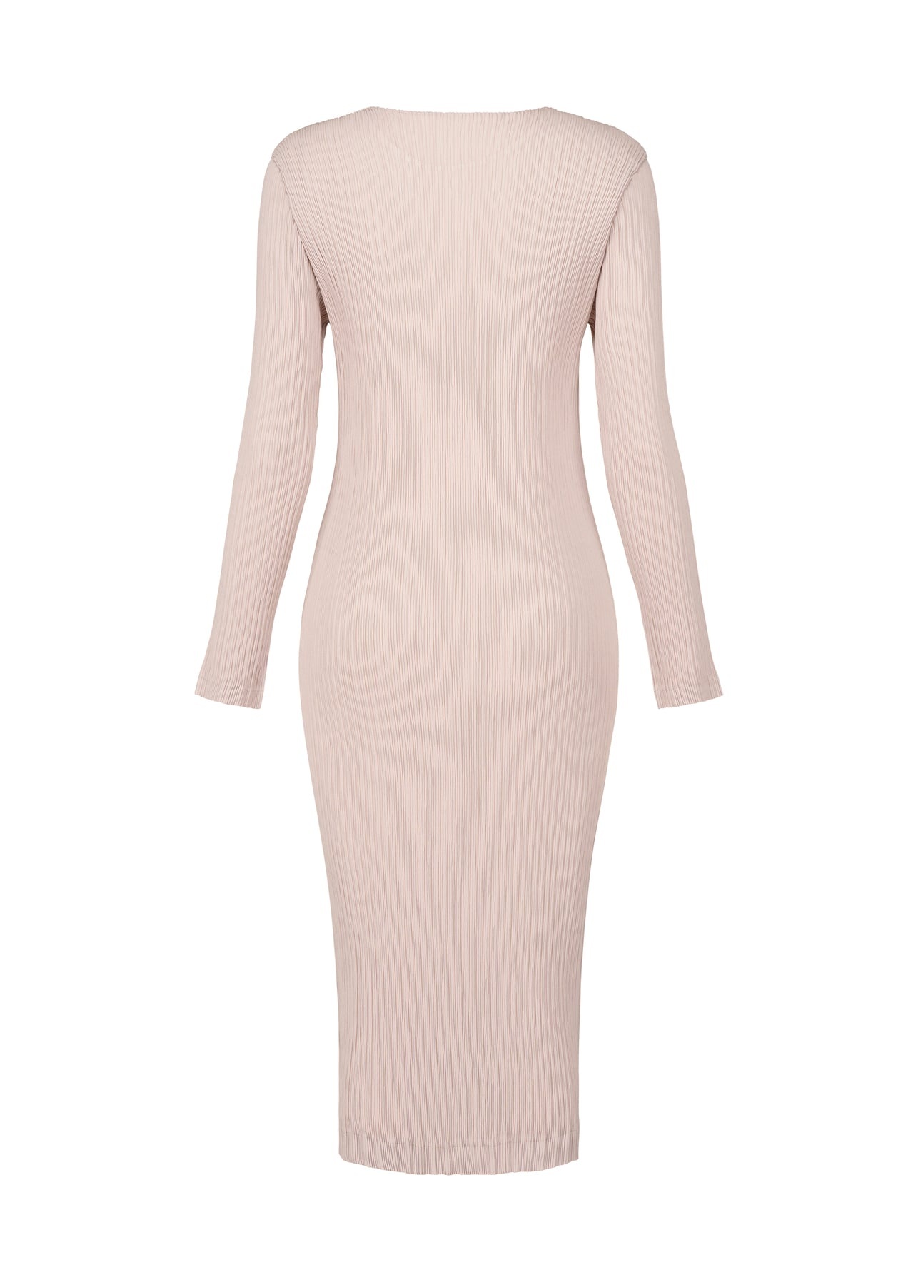 HATCHING PLEATS DRESS - 2