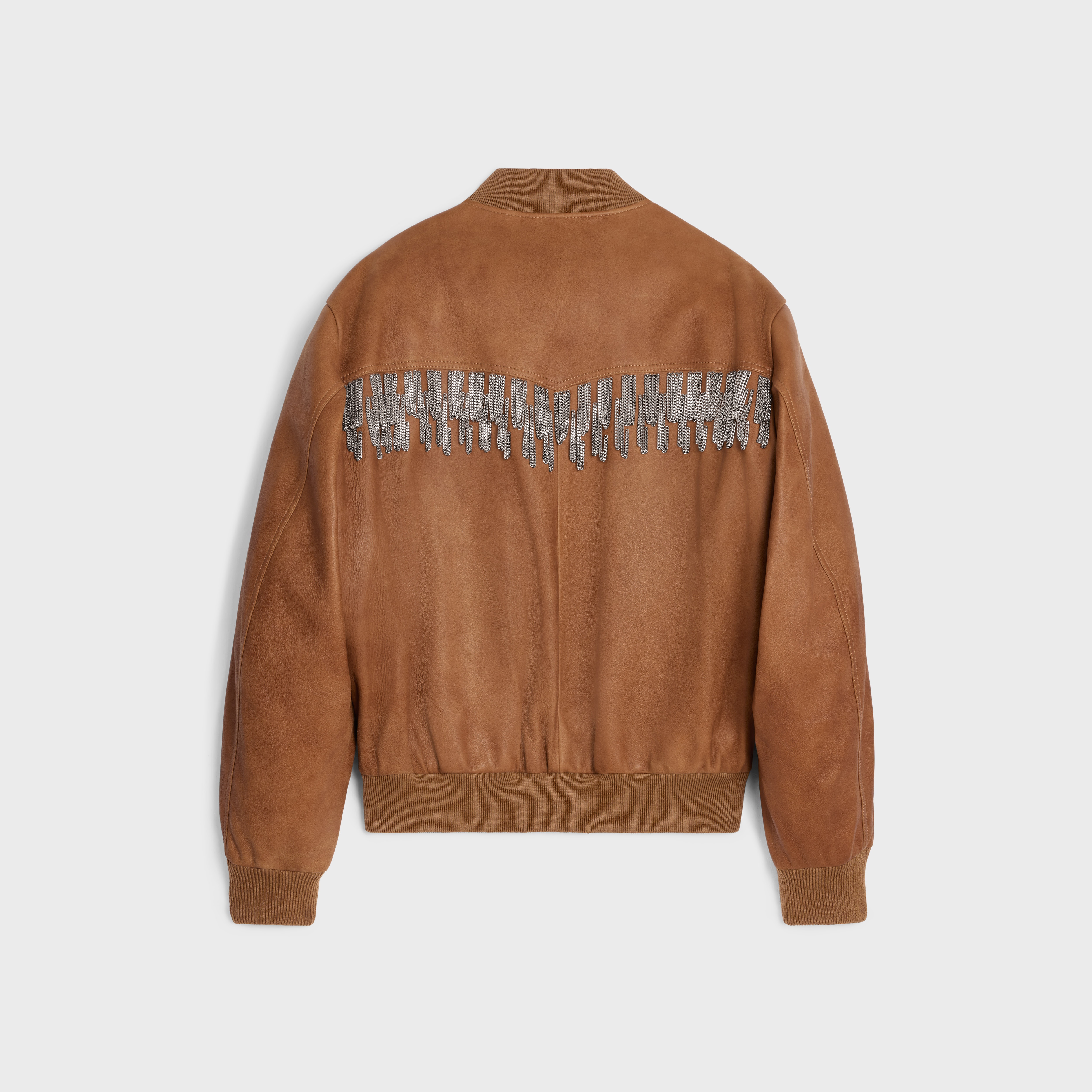 TEDDY JACKET WITH CHAIN FRINGES IN LAMBSKIN - 2