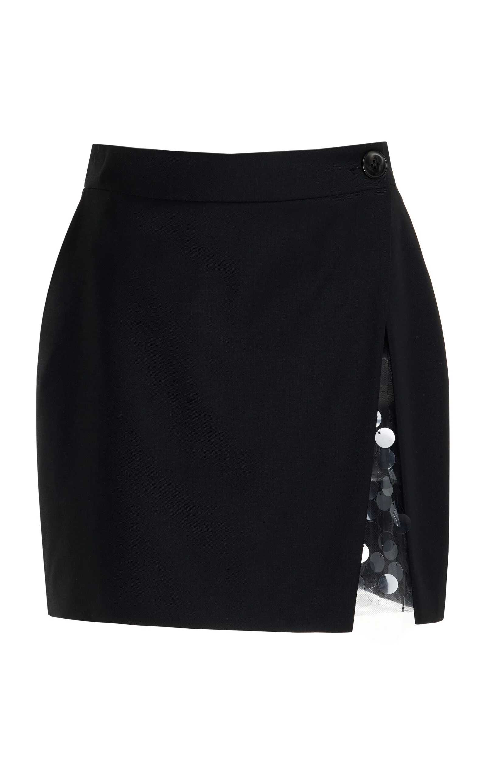 Noelia Wool Mini Skirt black - 1