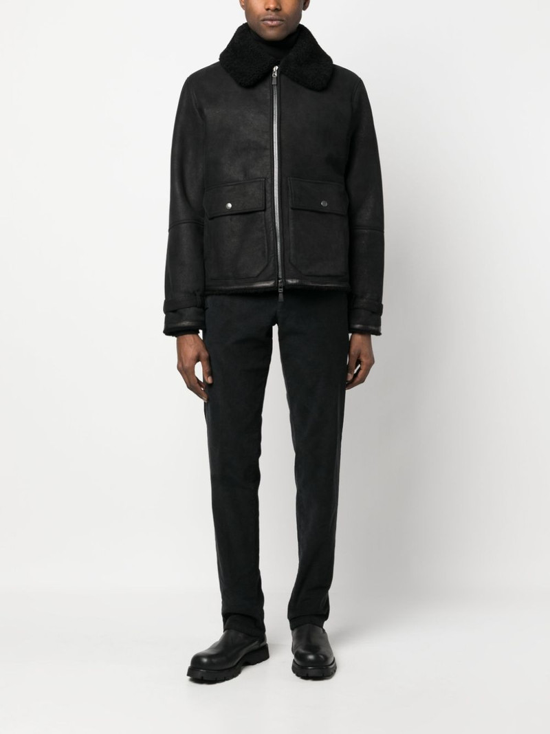 LARDINI corduroy straigh-leg trousers outlook