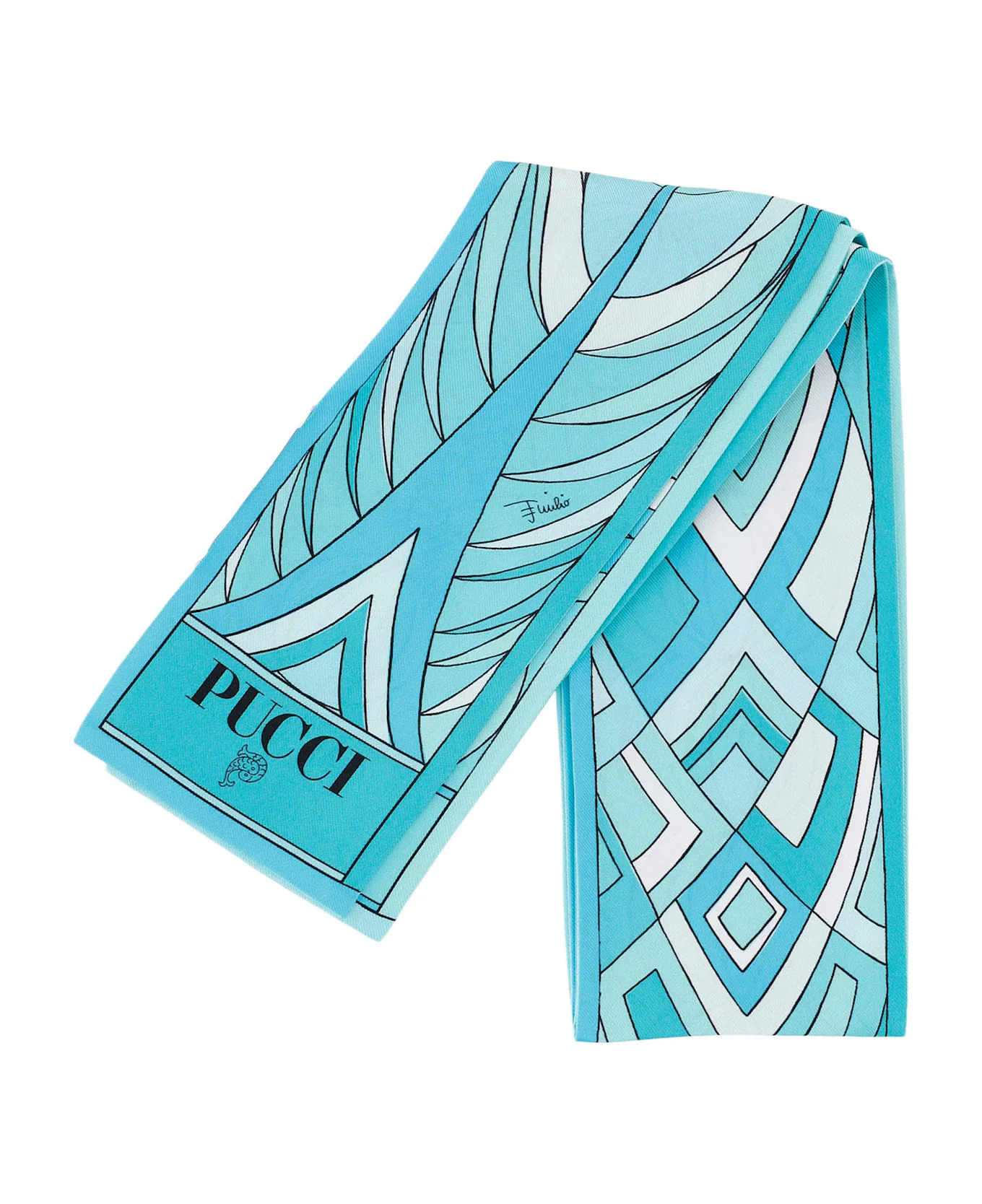 Silk Scarf With Print - 1