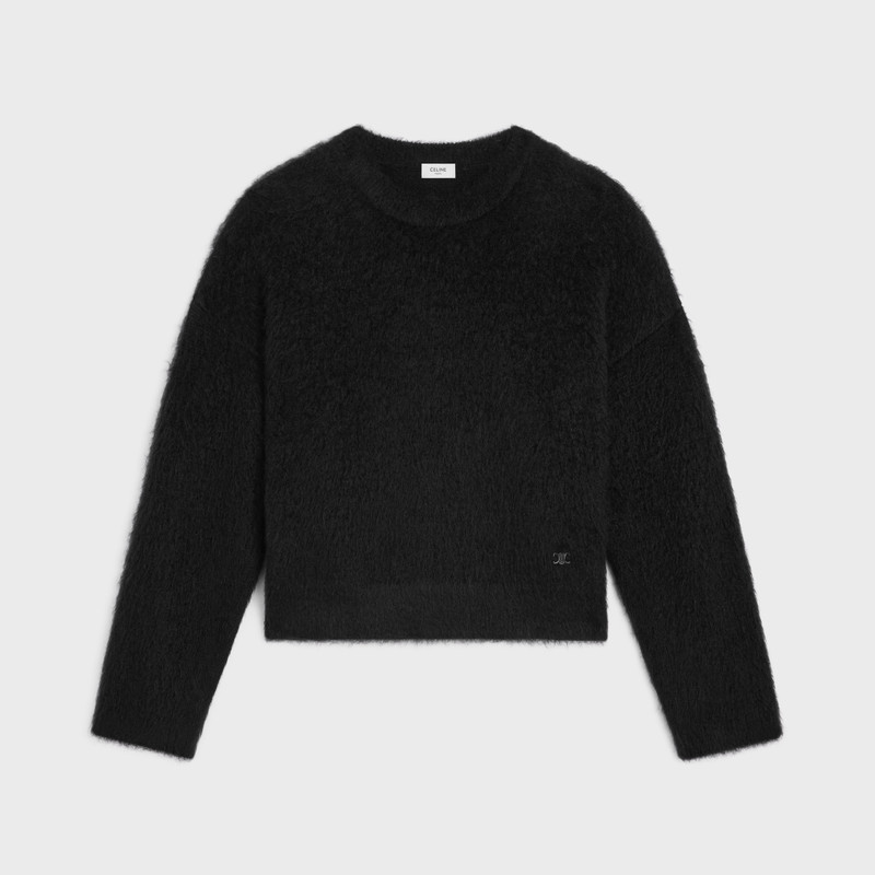 crewneck sweater IN brushed mohair 1