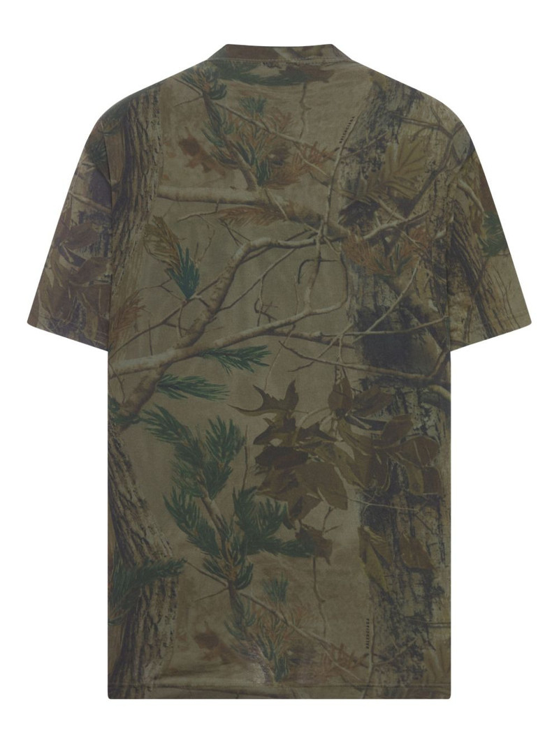 BALENCIAGA camouflage cotton t-shirt outlook