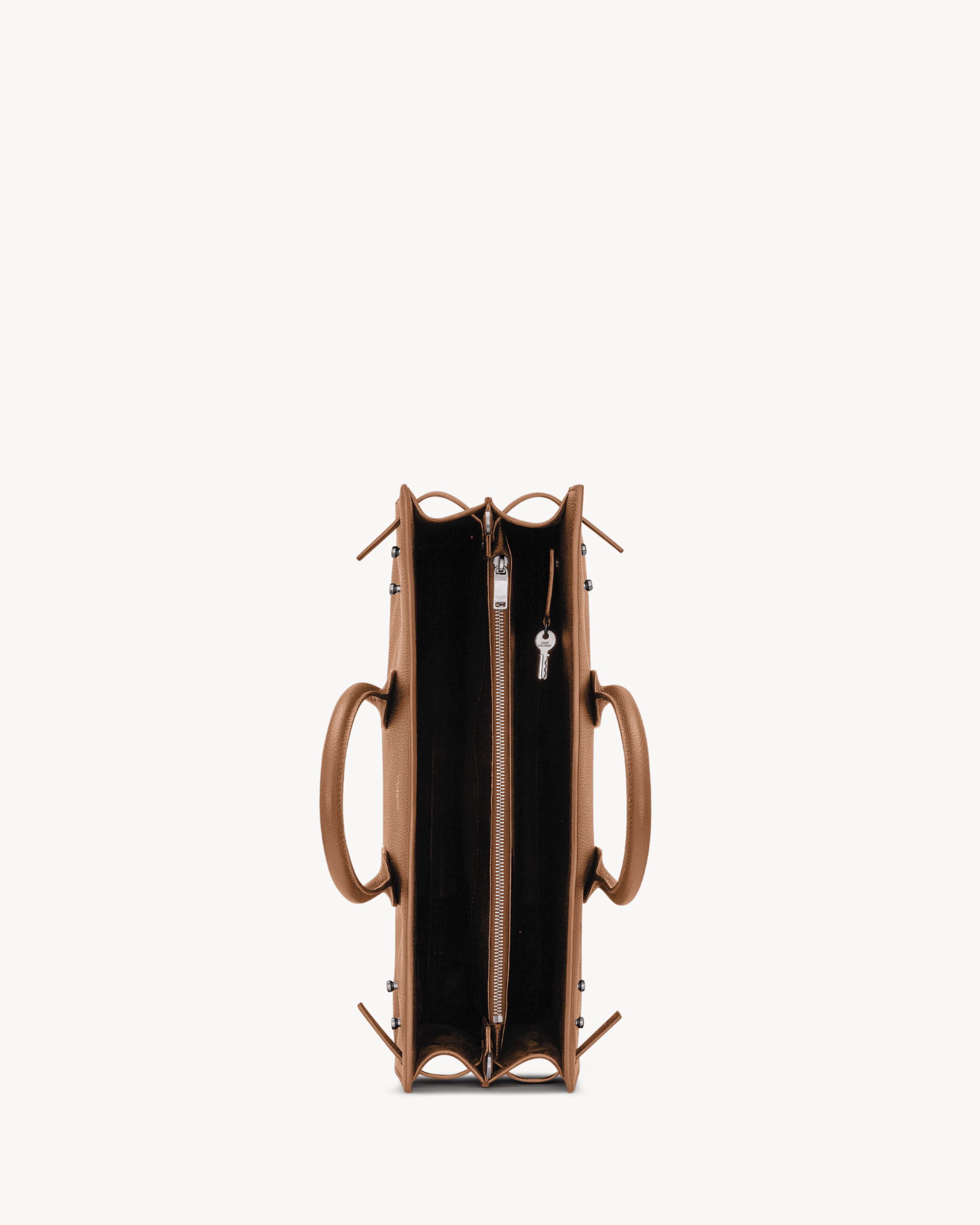 SAC DE JOUR THIN LARGE IN GRAINED LEATHER - 4