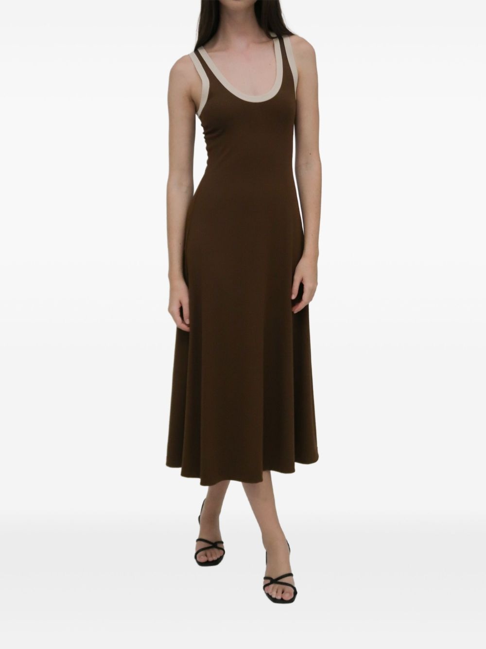 ribbed midi dress - 5