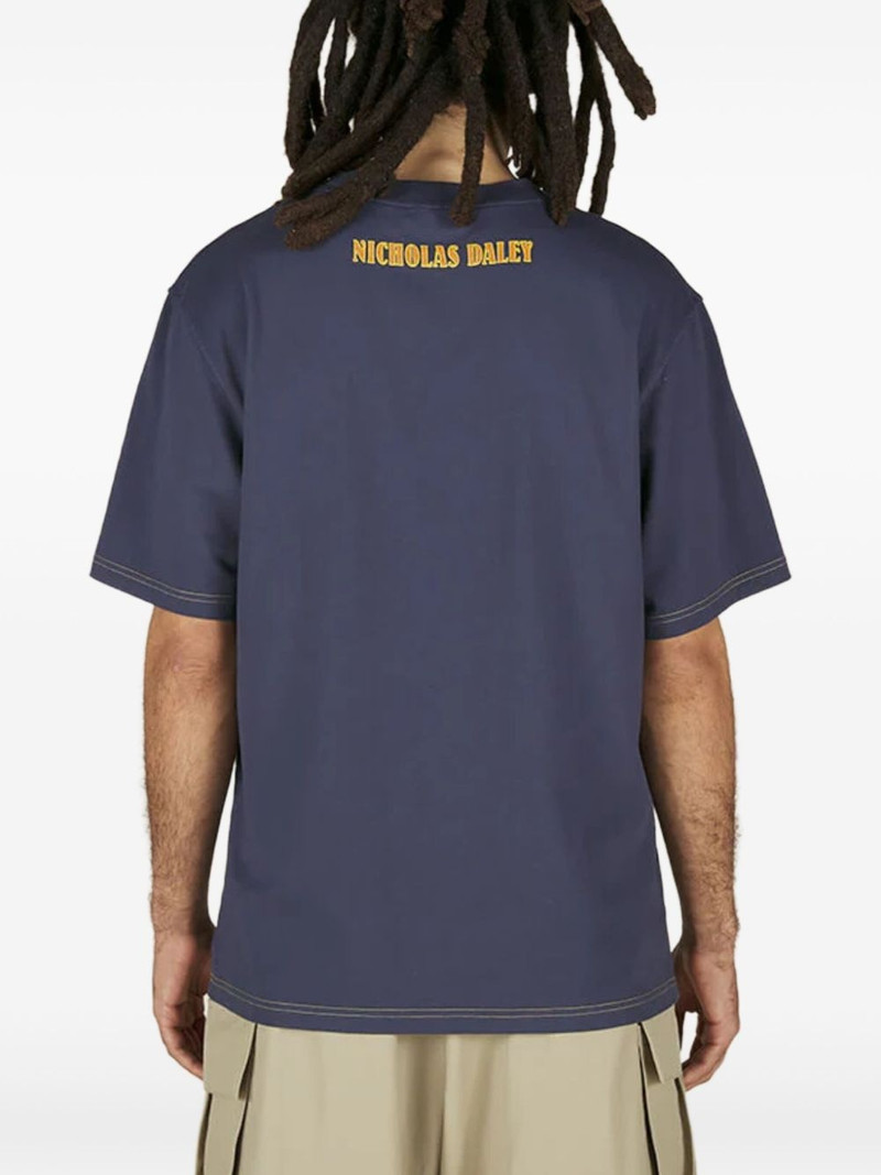 slogan-print T-shirt 3