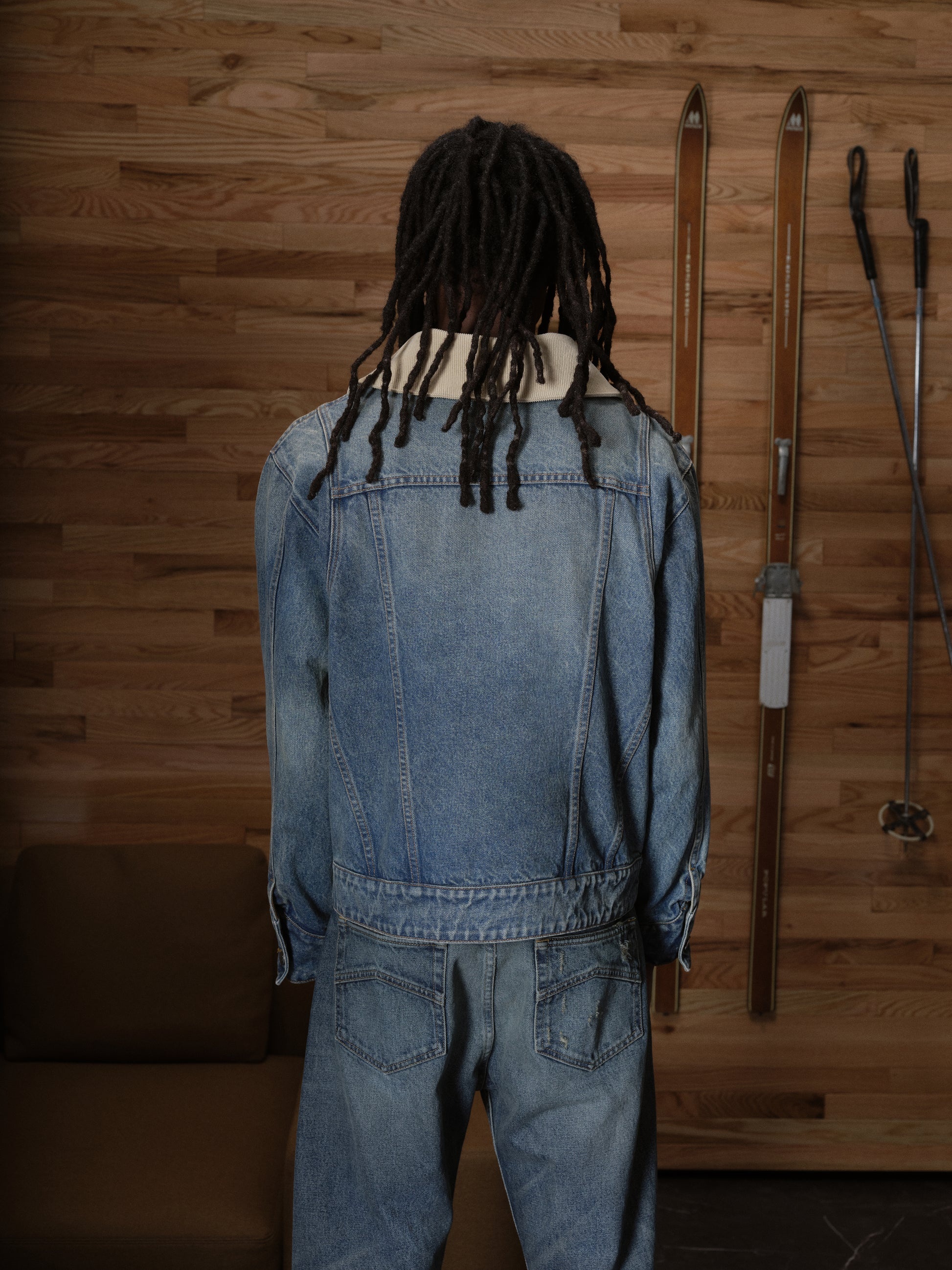 WESTERN ZIP UP DENIM JACKET - 4