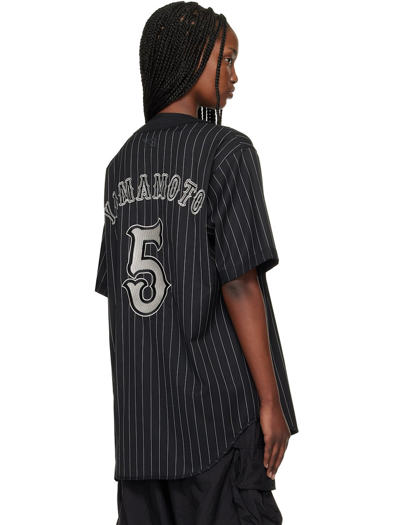Black 'Y-3' Elite 5 Baseball Shirt 3