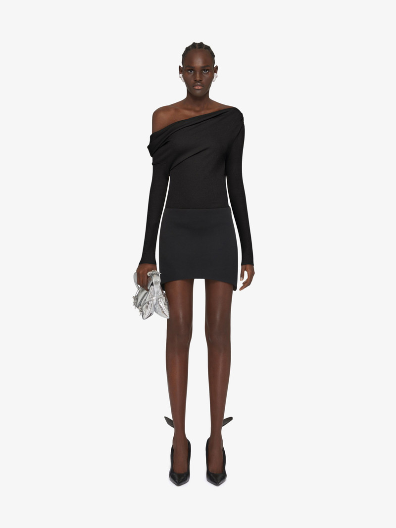 Givenchy ASYMMETRIC DRAPED TOP IN JERSEY outlook