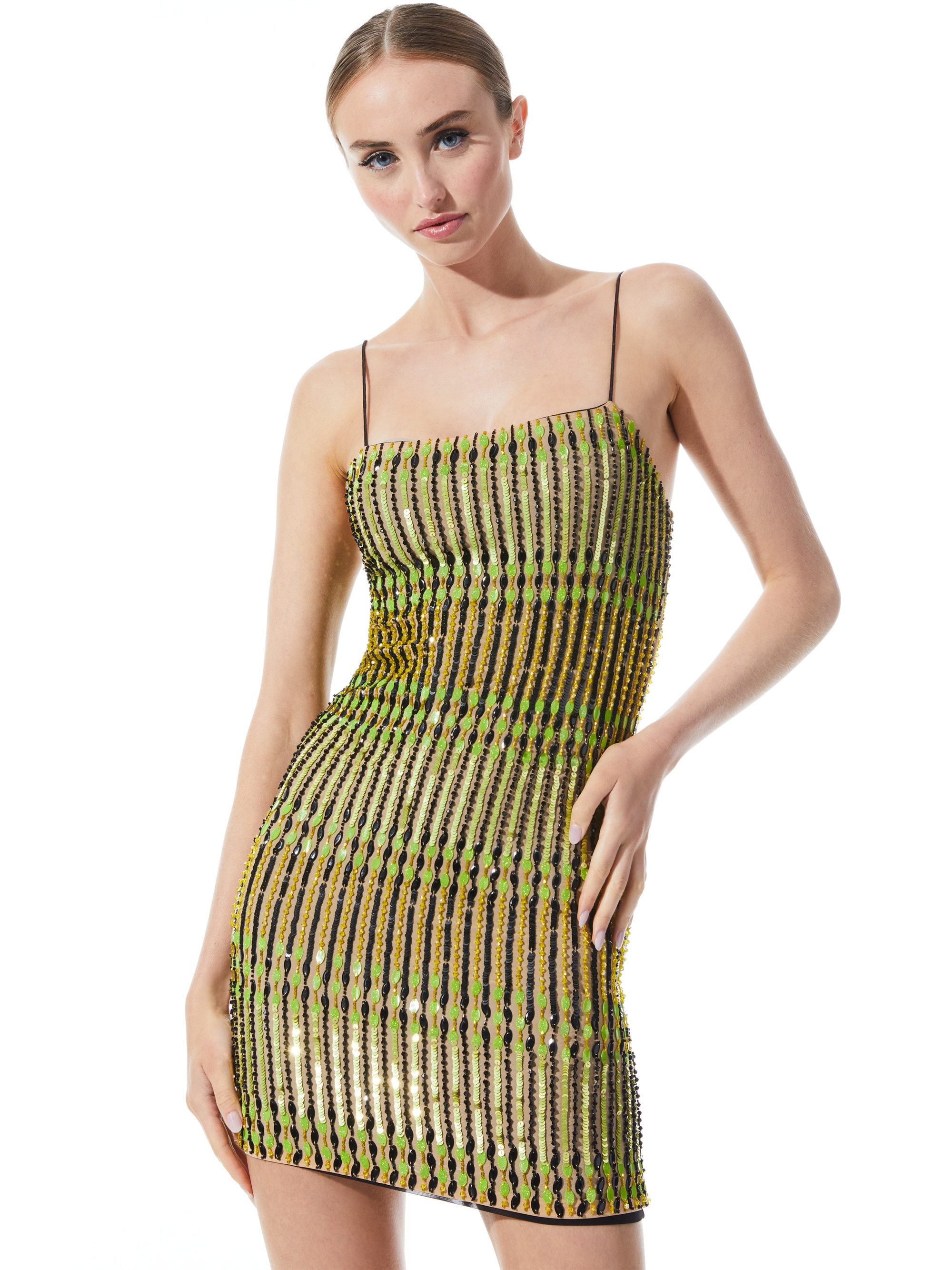FIFI EMBELLISHED MINI CAMI DRESS - 4
