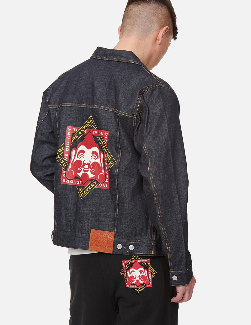 GODHEAD PRINT DENIM JACKET 3