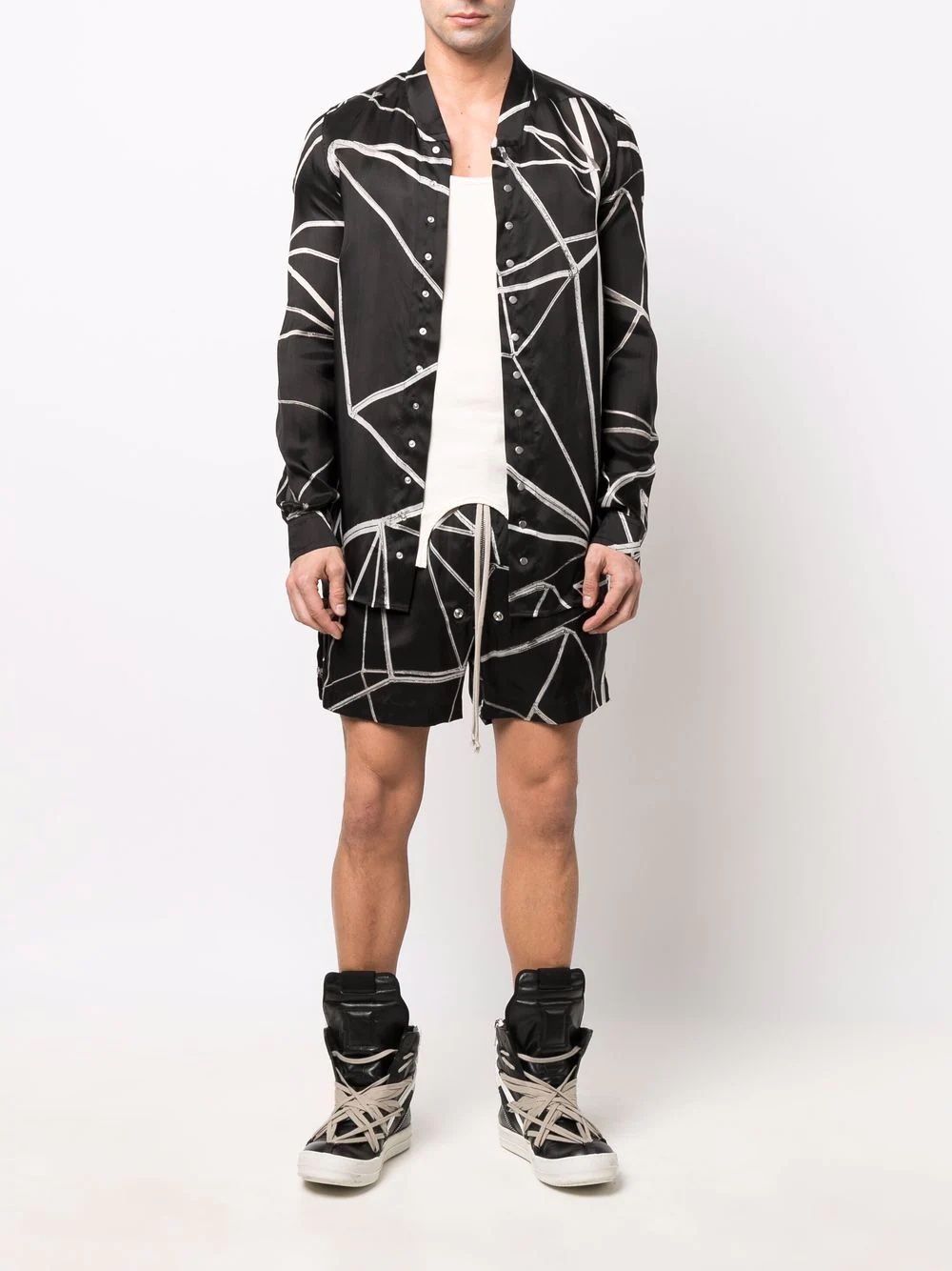 Golf abstract-pattern longsleeved shirt - 2