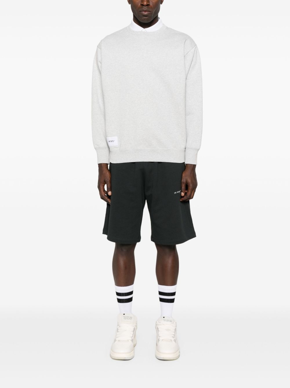 logo-print shorts - 2