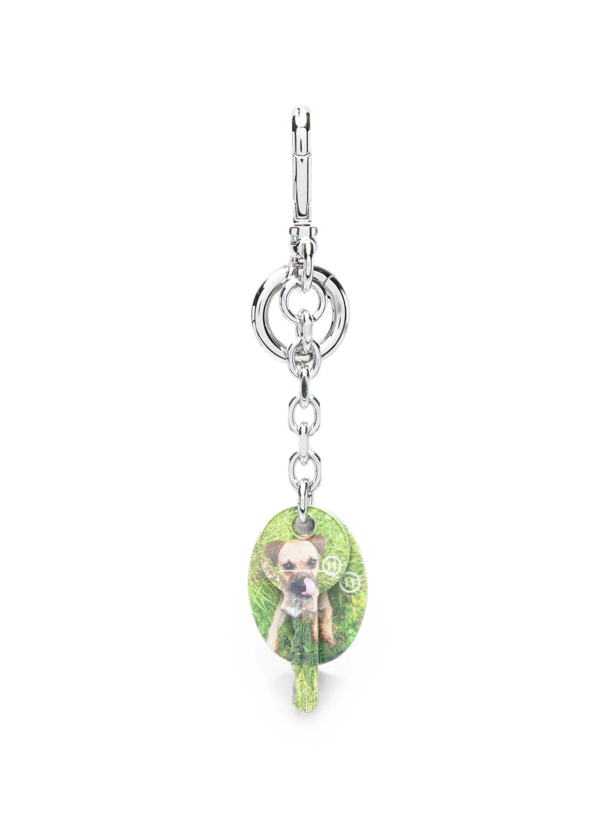 Maison Margiela Dog-print Keyring - 1