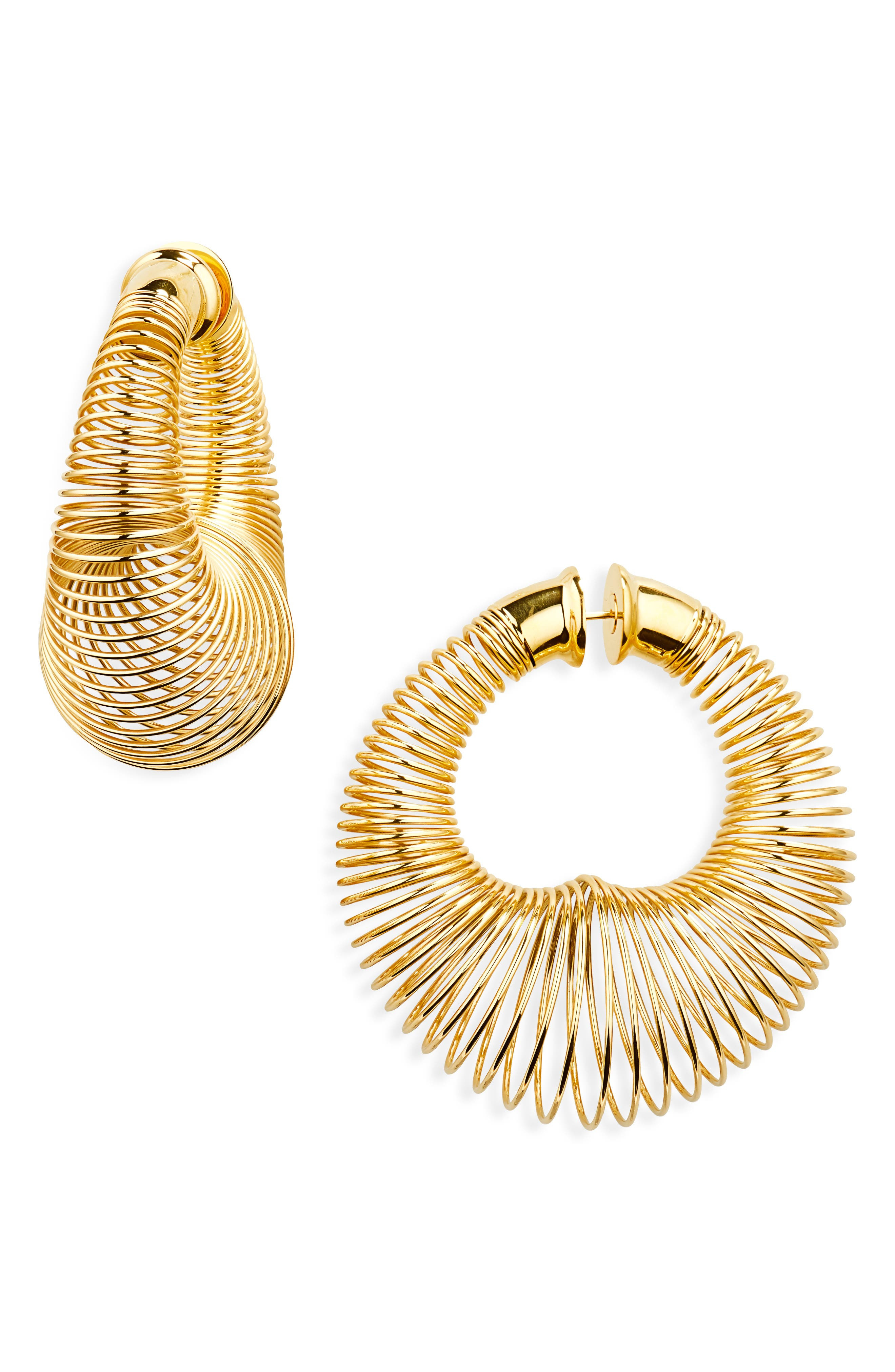 Alaïa Spiral Hoop Earrings in Or at Nordstrom - 1