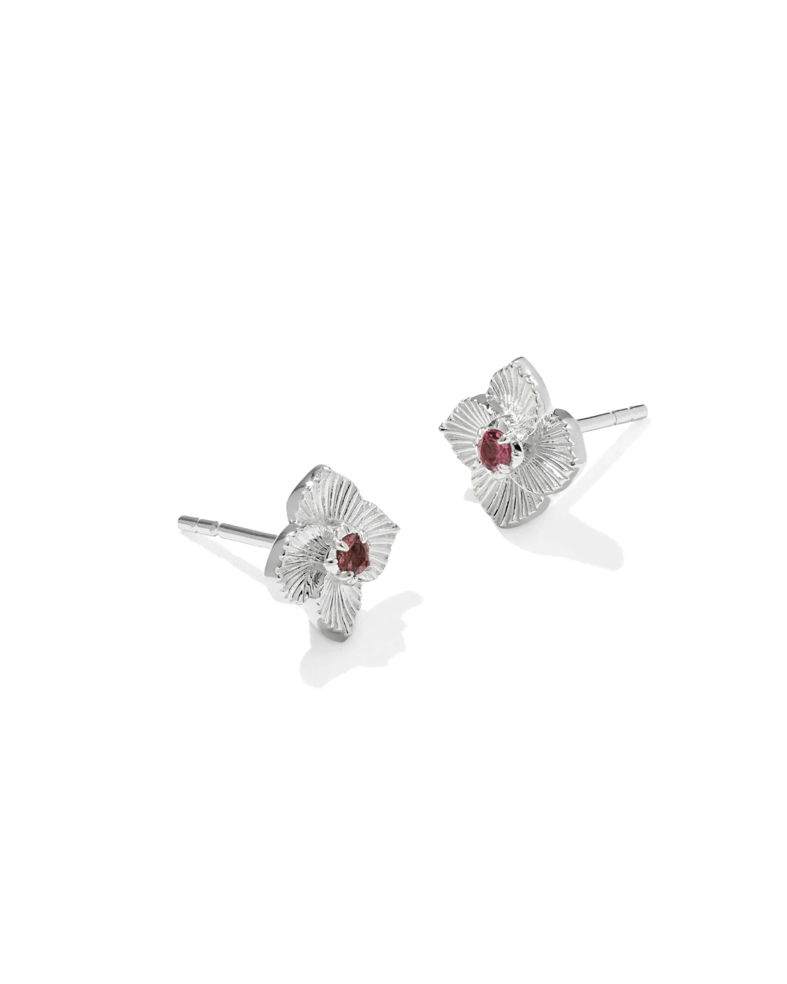 Dira Sunray Sterling Silver Stud Earrings - 1