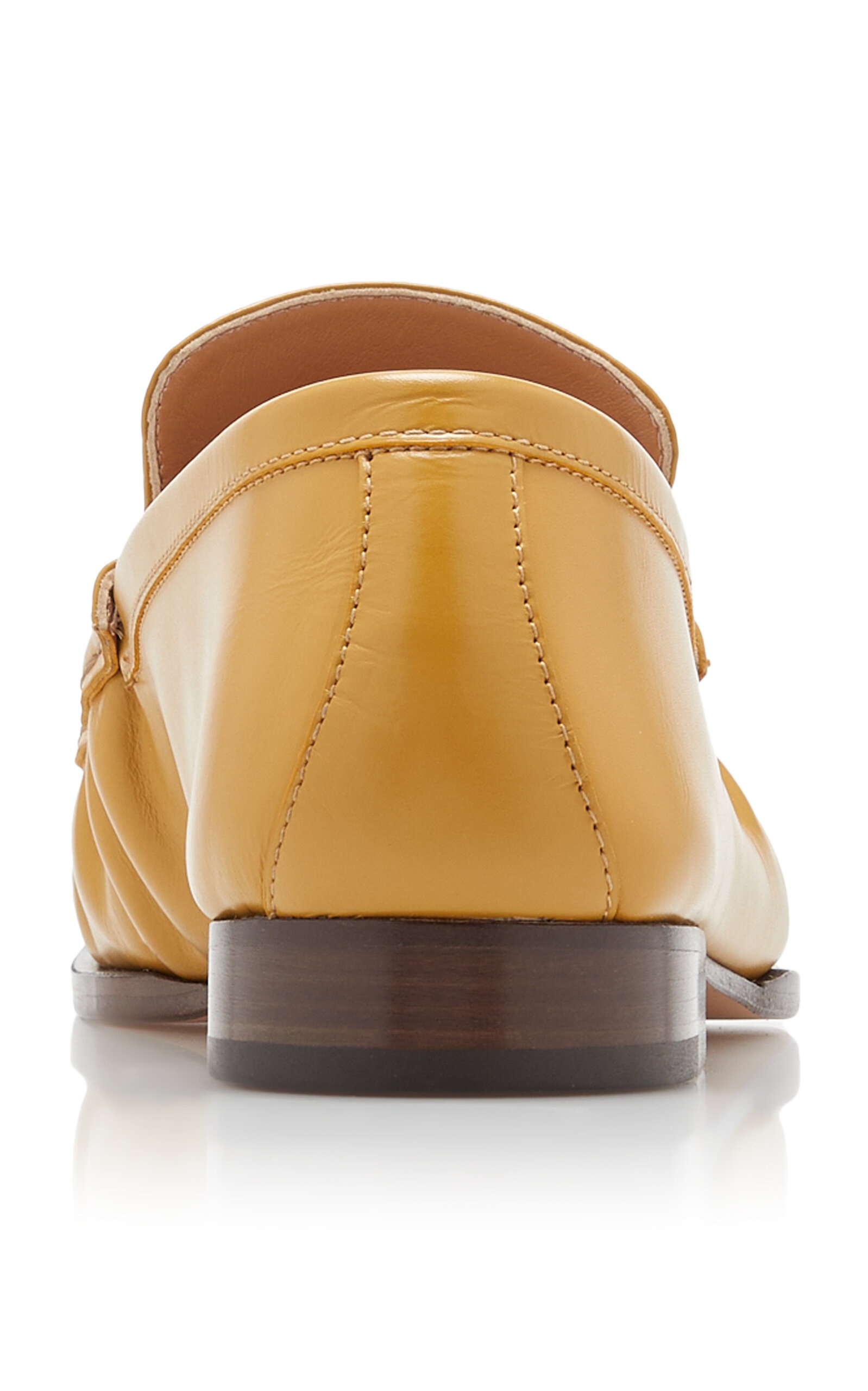 【関税込み】Dries Van Noten イエロー レザー ローファー Dries Van Noten Leather Loafers yellow | REVERSIBLE