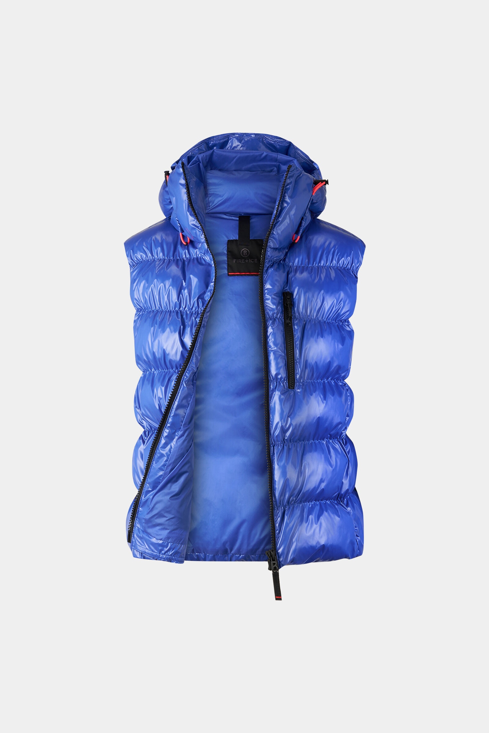 Naima Quilted waistcoat in Blue - 2