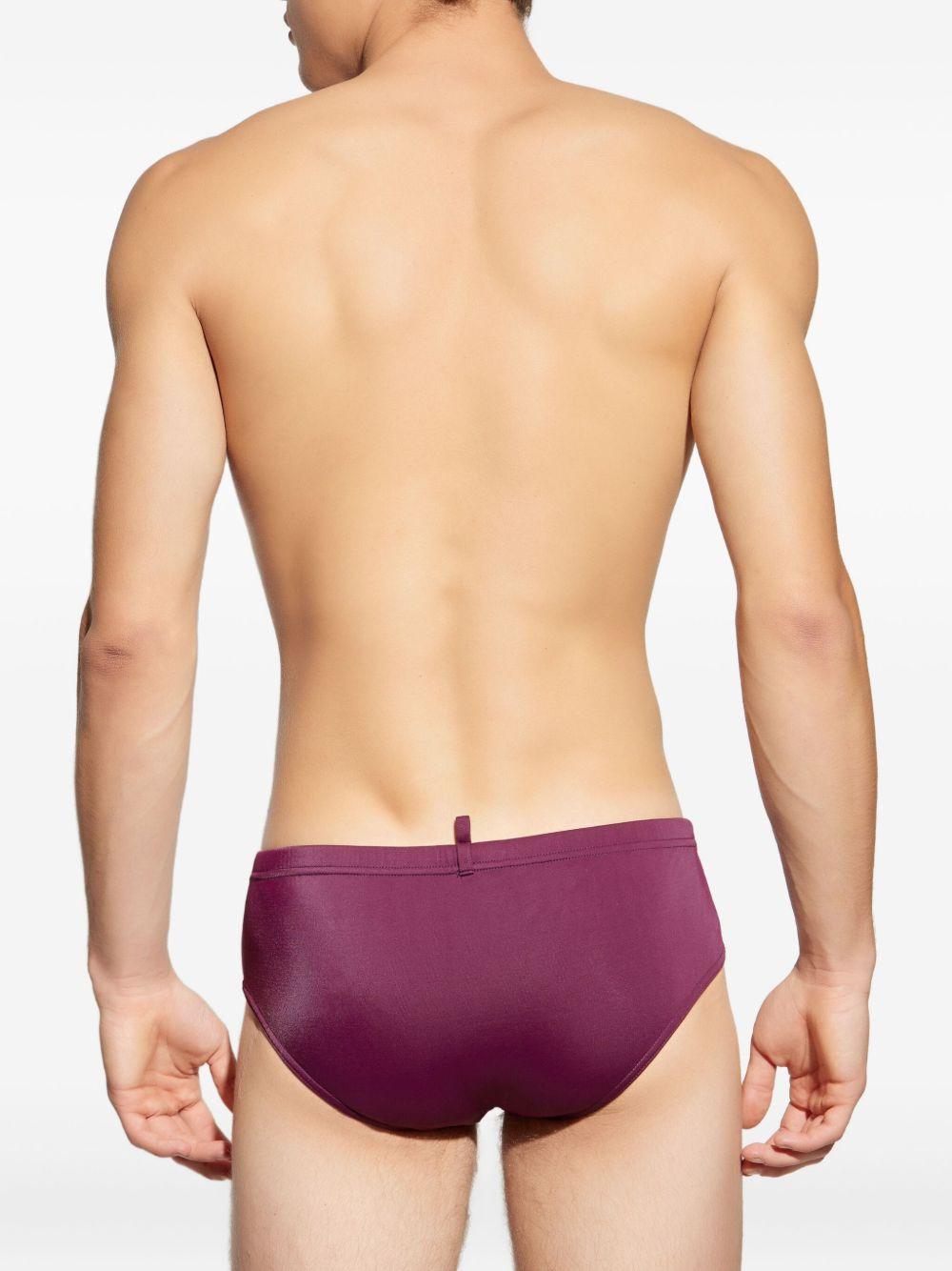 side-stripe swim briefs - 4