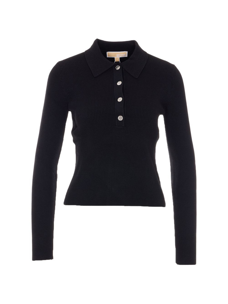 button long-sleeve polo shirt 1