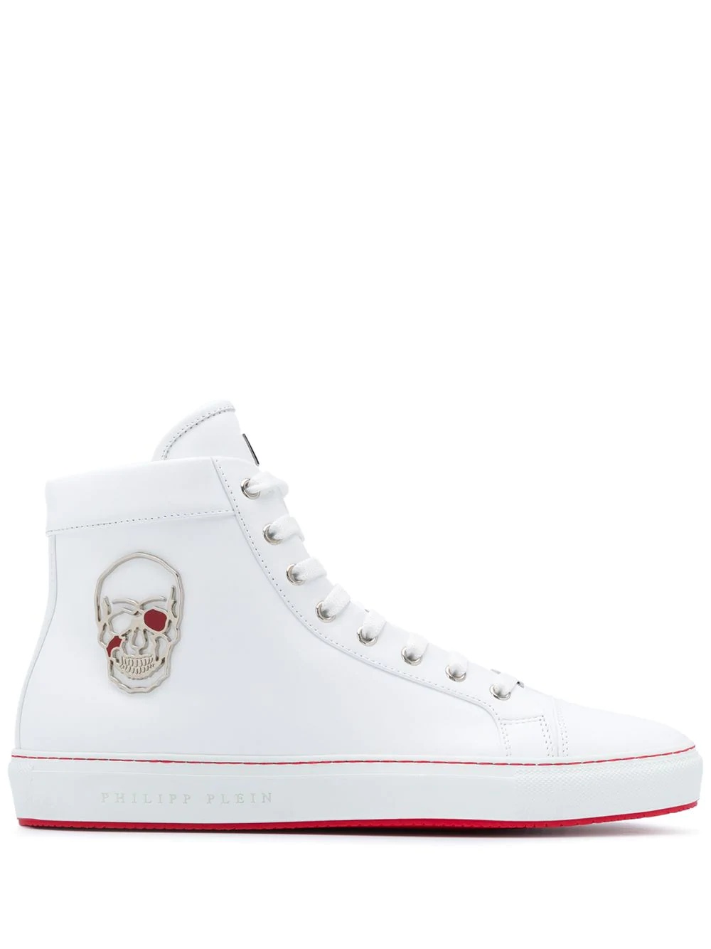 Skull hi-top sneakers  - 1