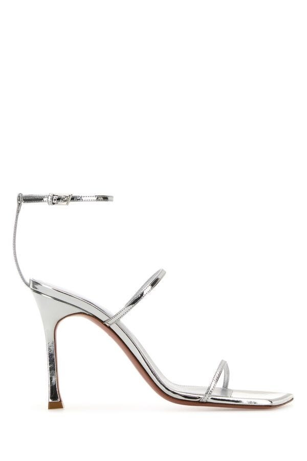 Silver leather Maya sandals - 1