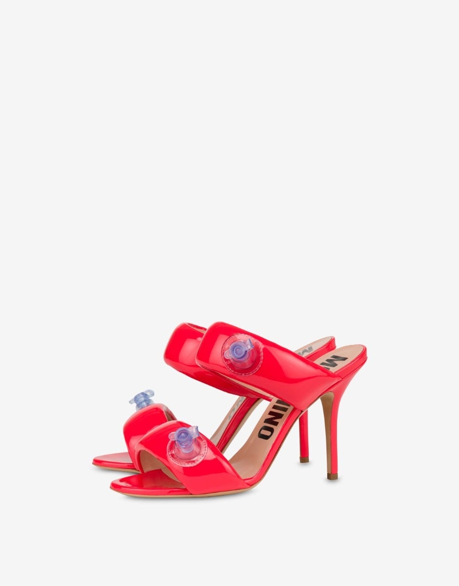 INFLATABLE EFFECT HIGH-HEELED SANDALS - 1