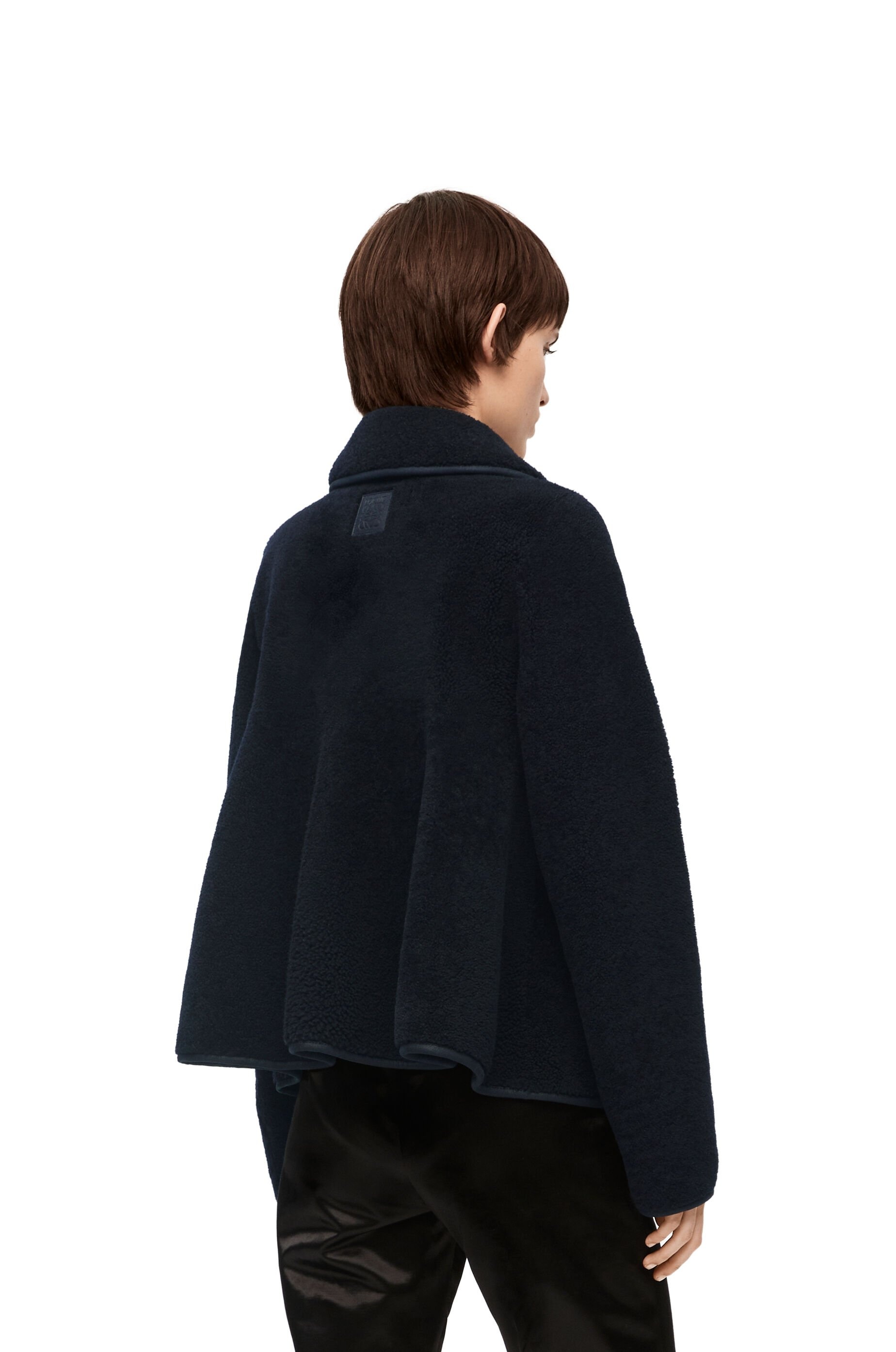 Trapeze jacket in shearling - 4