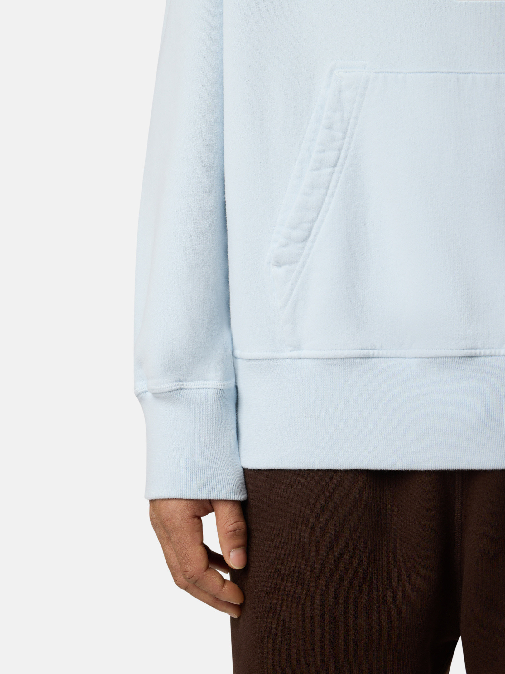6100071 BRUSHED ORGANIC COTTON FLEECE_STONE ISLAND MARINA - 6