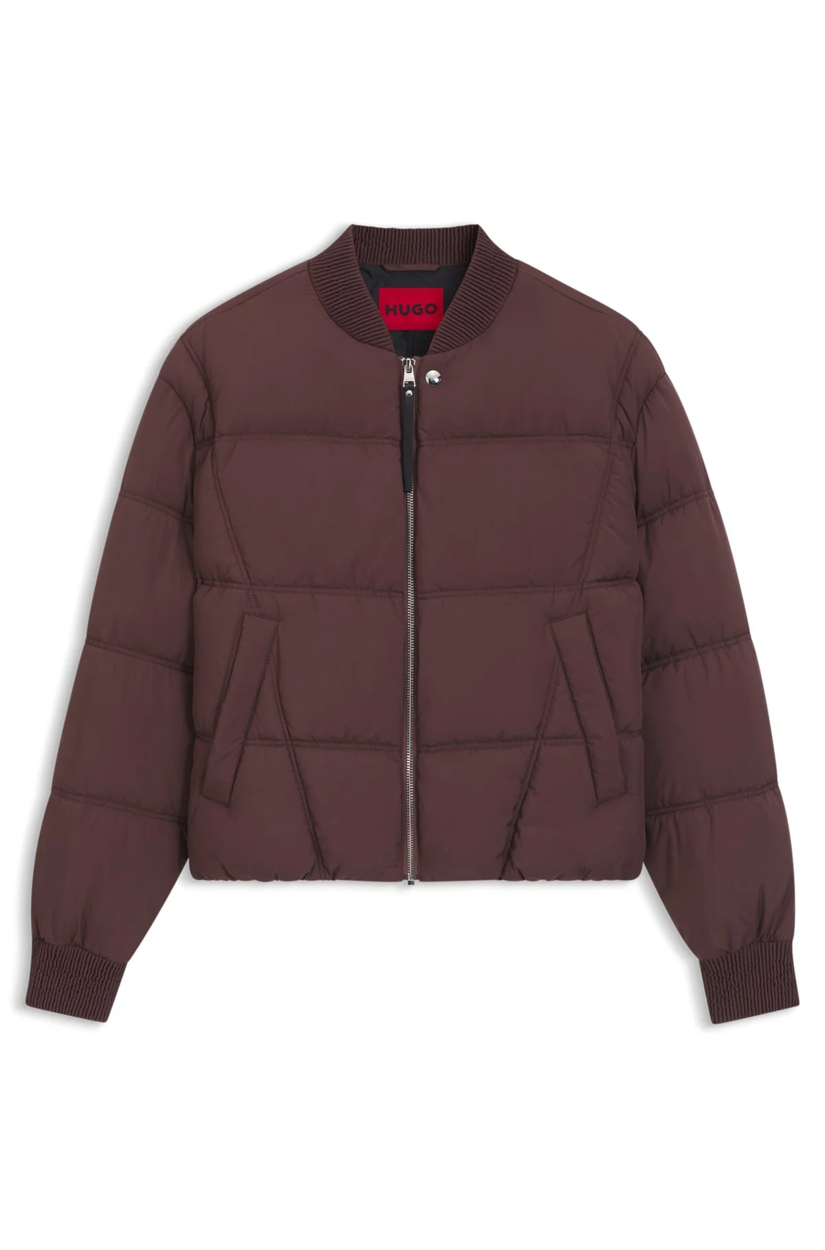 WATER-REPELLENT PUFFER JACKET IN A BOMBER STYLE - 1