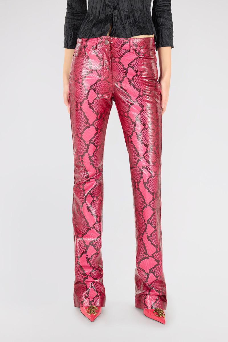 Shiny Python-Print Pants 3