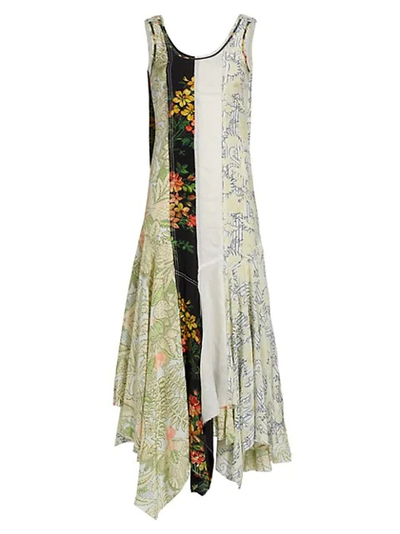 Paneled Sleeveless Dress 1