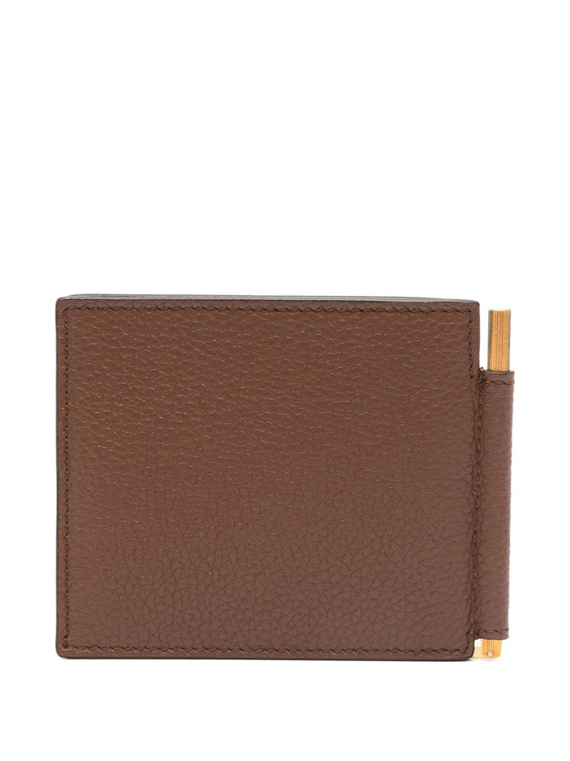 TOM FORD money-clip leather card holder outlook