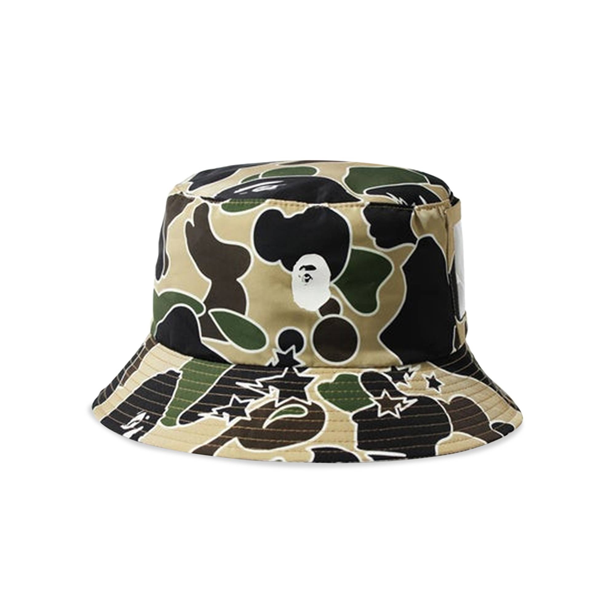 BAPE Sta Camo Pocket Bucket Hat 'Yellow' - 2