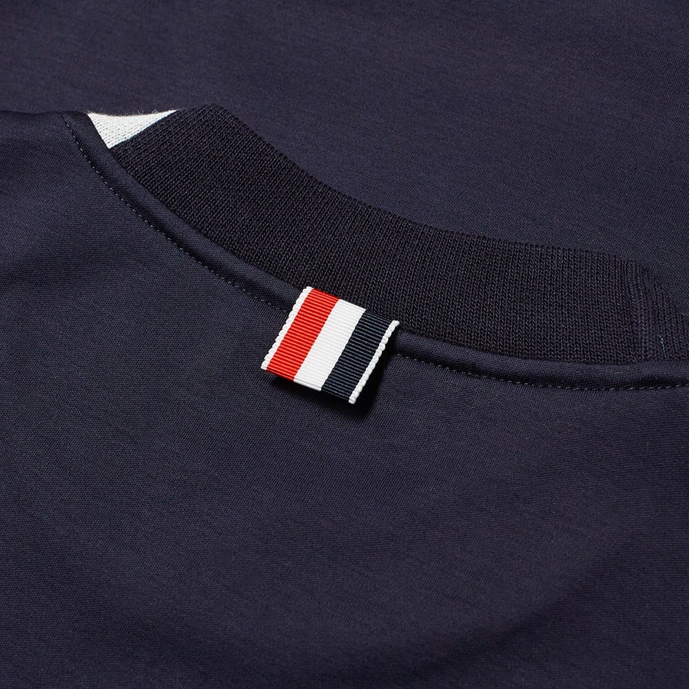 Thom Browne 4 Bar Mock Neck Tee - 4