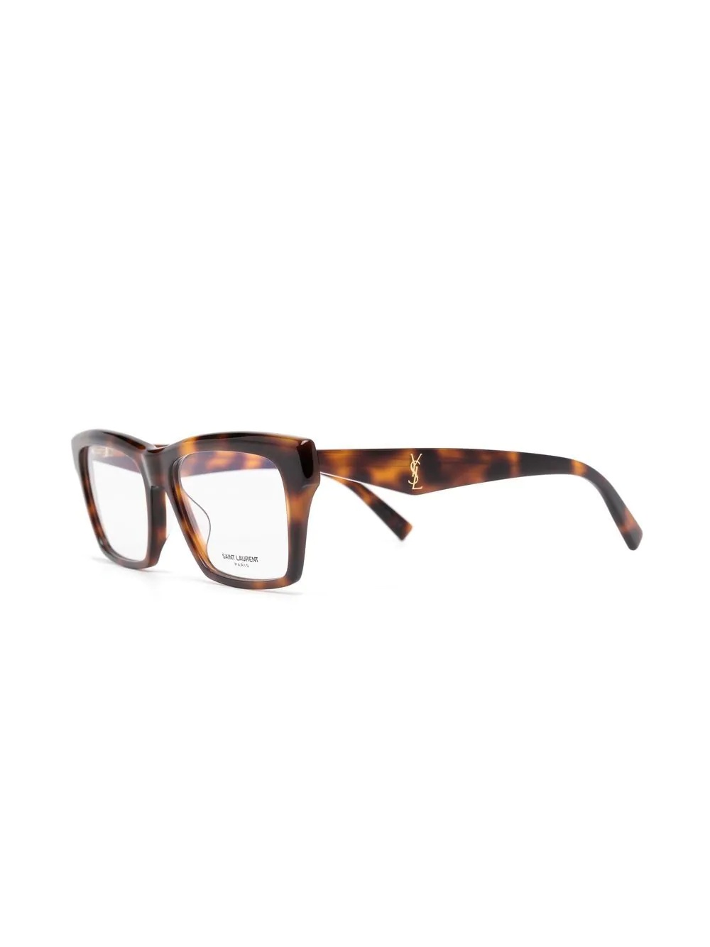 logo tortoiseshell-effect glasses - 2