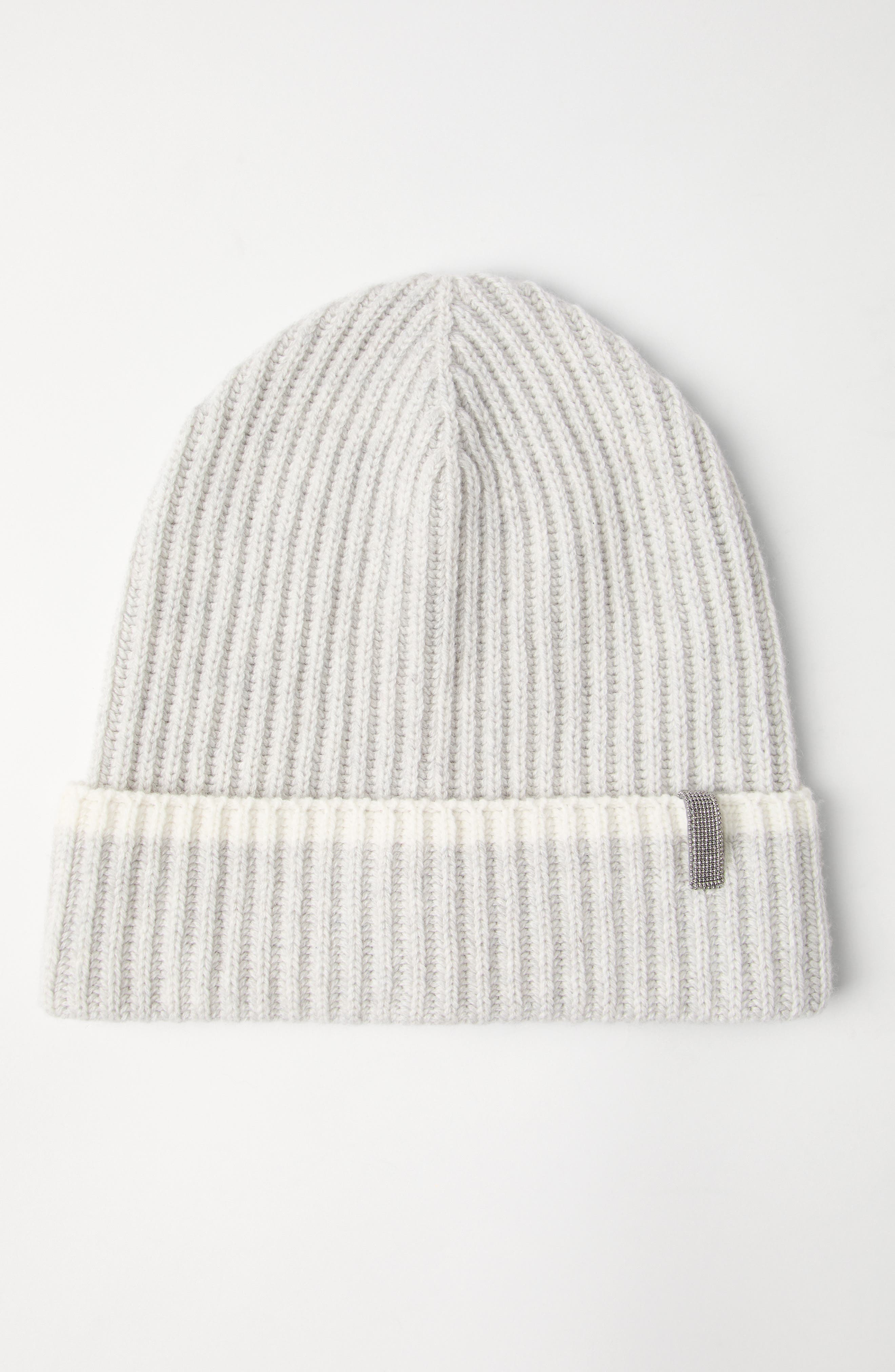 Brunello Cucinelli Knit beanie in Light Grey at Nordstrom - 2