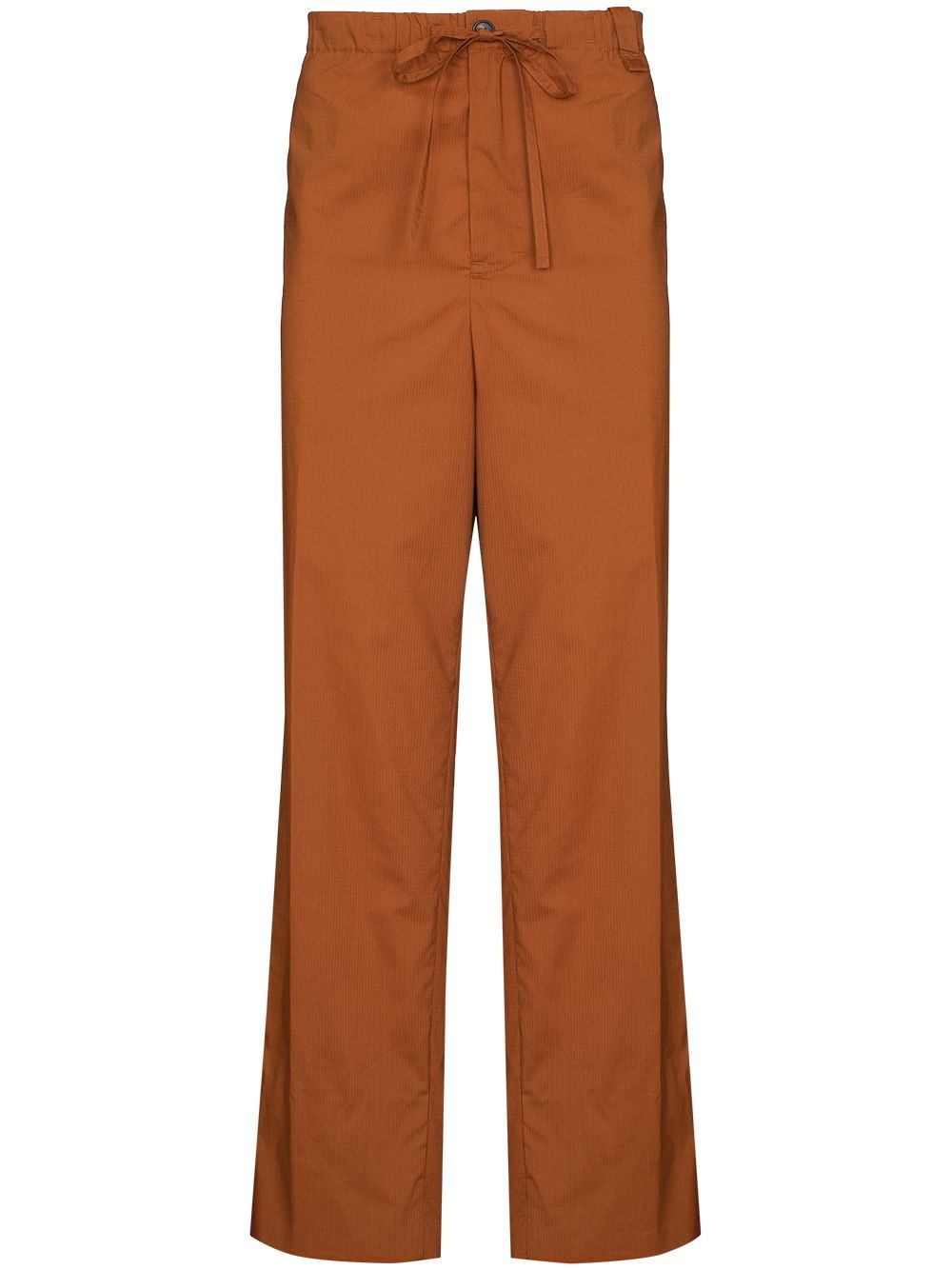 side-stripe drawstring trousers - 1