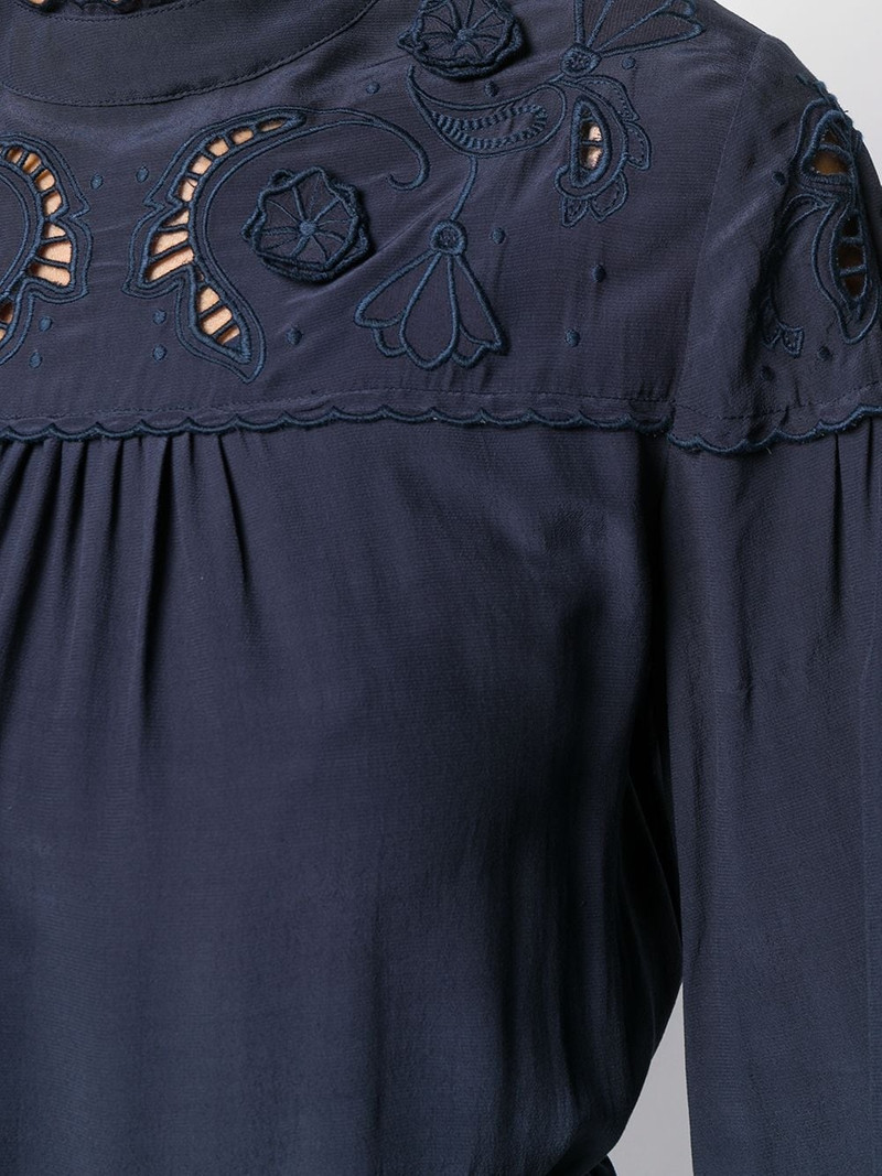 floral embroidered shift dress 5