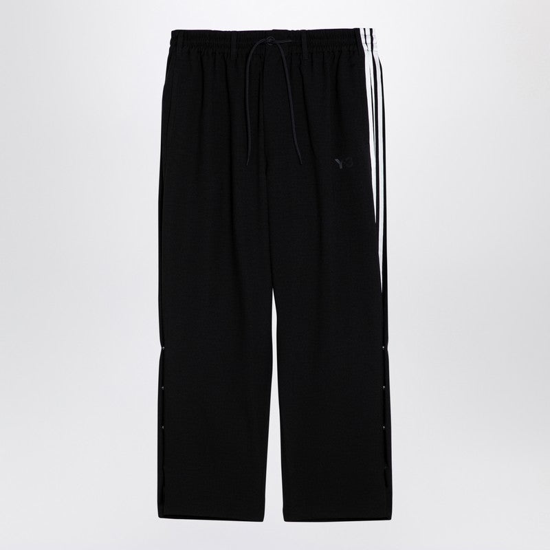 BLACK TROUSERS 3-STRIPES STRAIGHT - 1