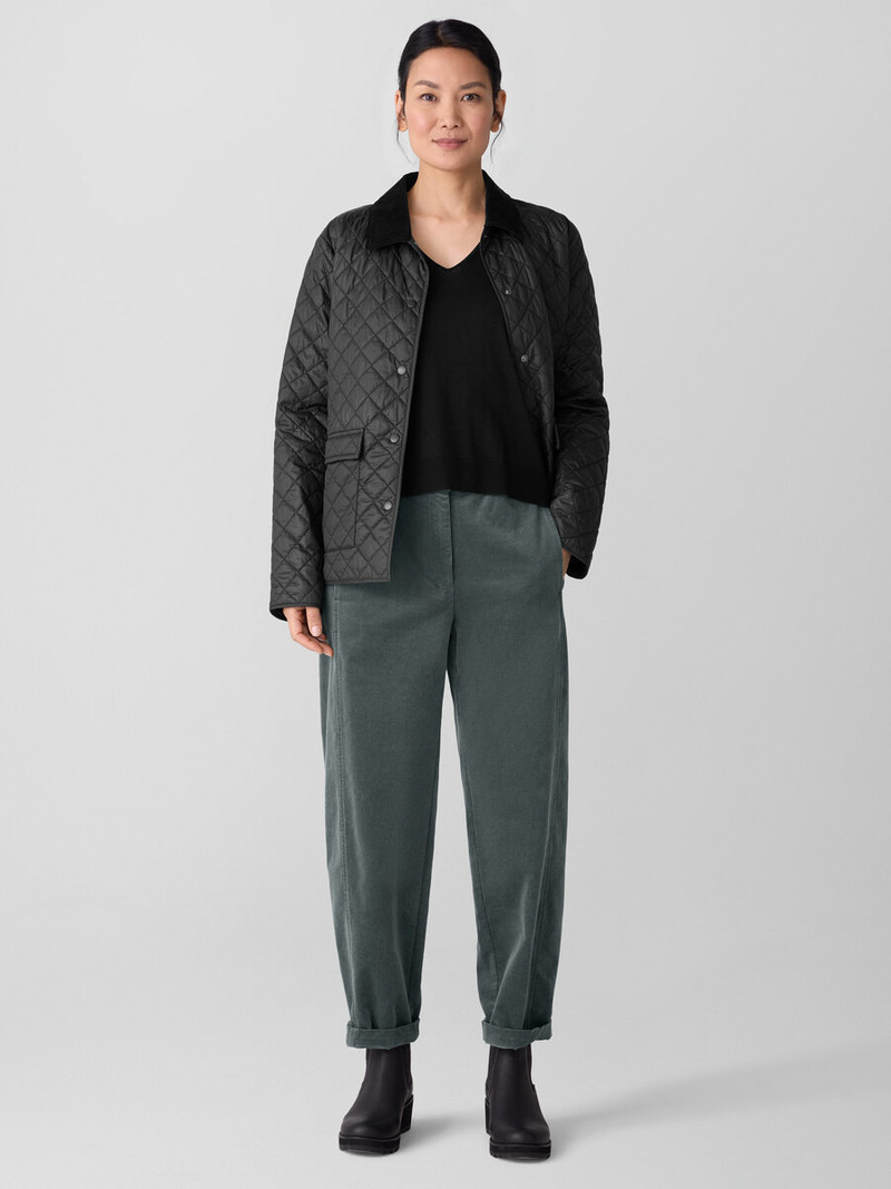 EILEEN FISHER Organic Cotton Stretch Corduroy Lantern Pant outlook