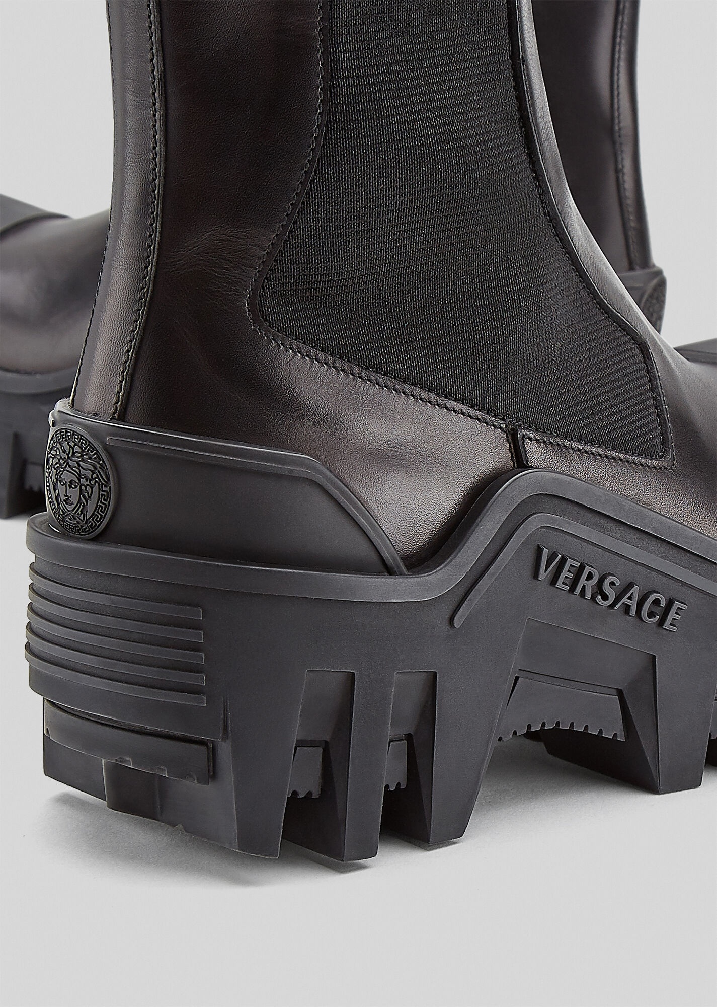 Versace Delphi Flat Boots - 3